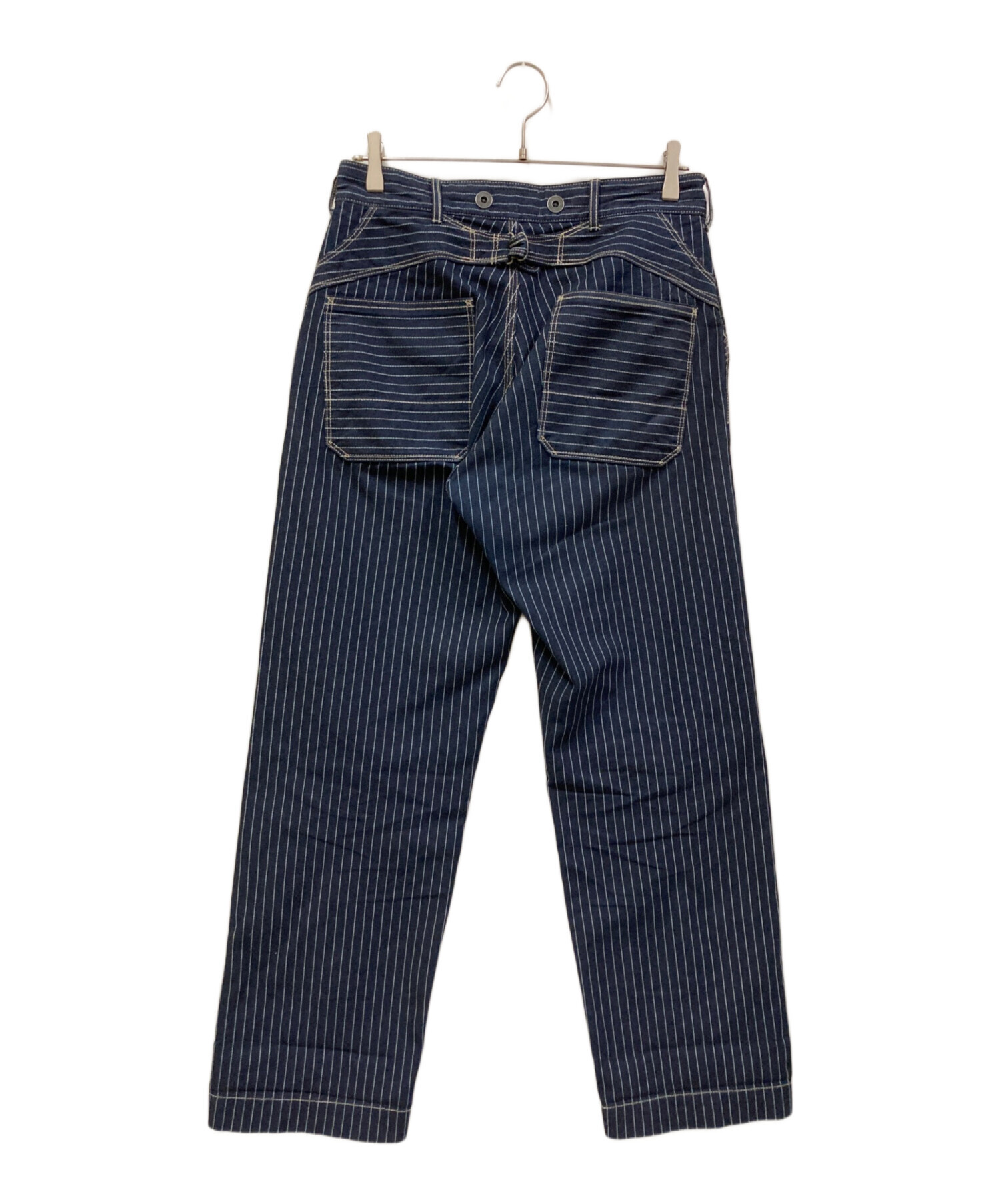Schott ヒッコリーデニム30サイズ ネイビー 中古・古着通販】SCHOTT BROS. (ショット) OLD HICKORY DENIM PANTS