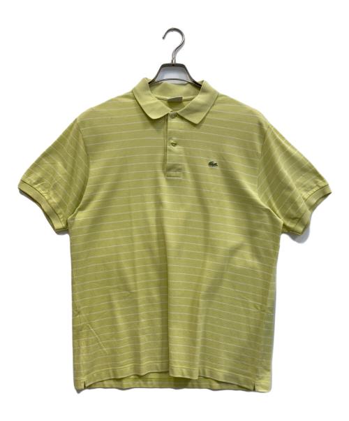 90s ラコステ XXL 襟付きスウェット マスタード 黄 ポロ仕様　古着 中古・古着通販】LACOSTE (ラコステ) ポロシャツ イエロー サイズ:XXL