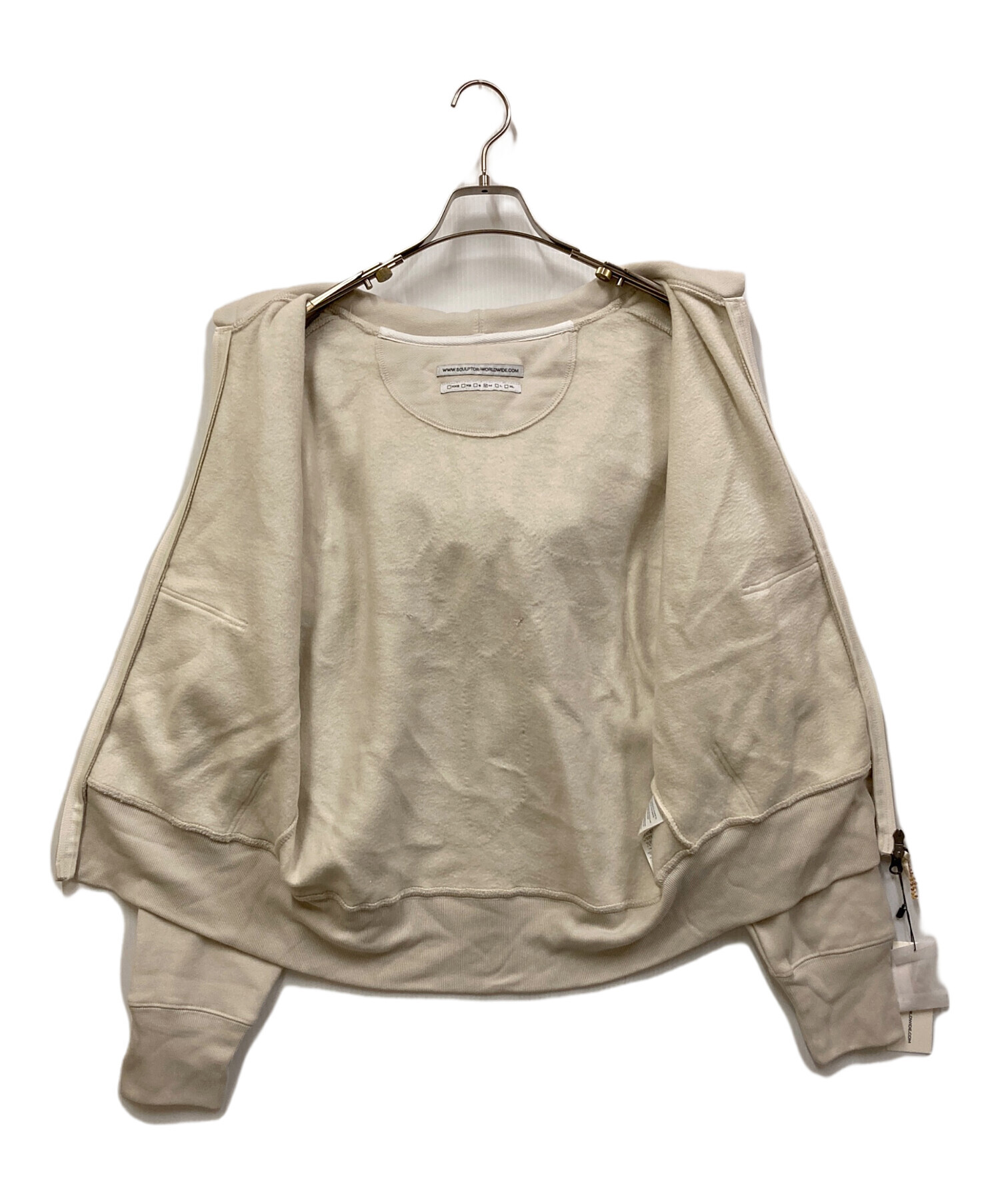 全品300円スタート ◆ 古着処 [蓋]様 中古・古着通販】SCULPTOR (スカルプター) beaded saint hoodie zip-up