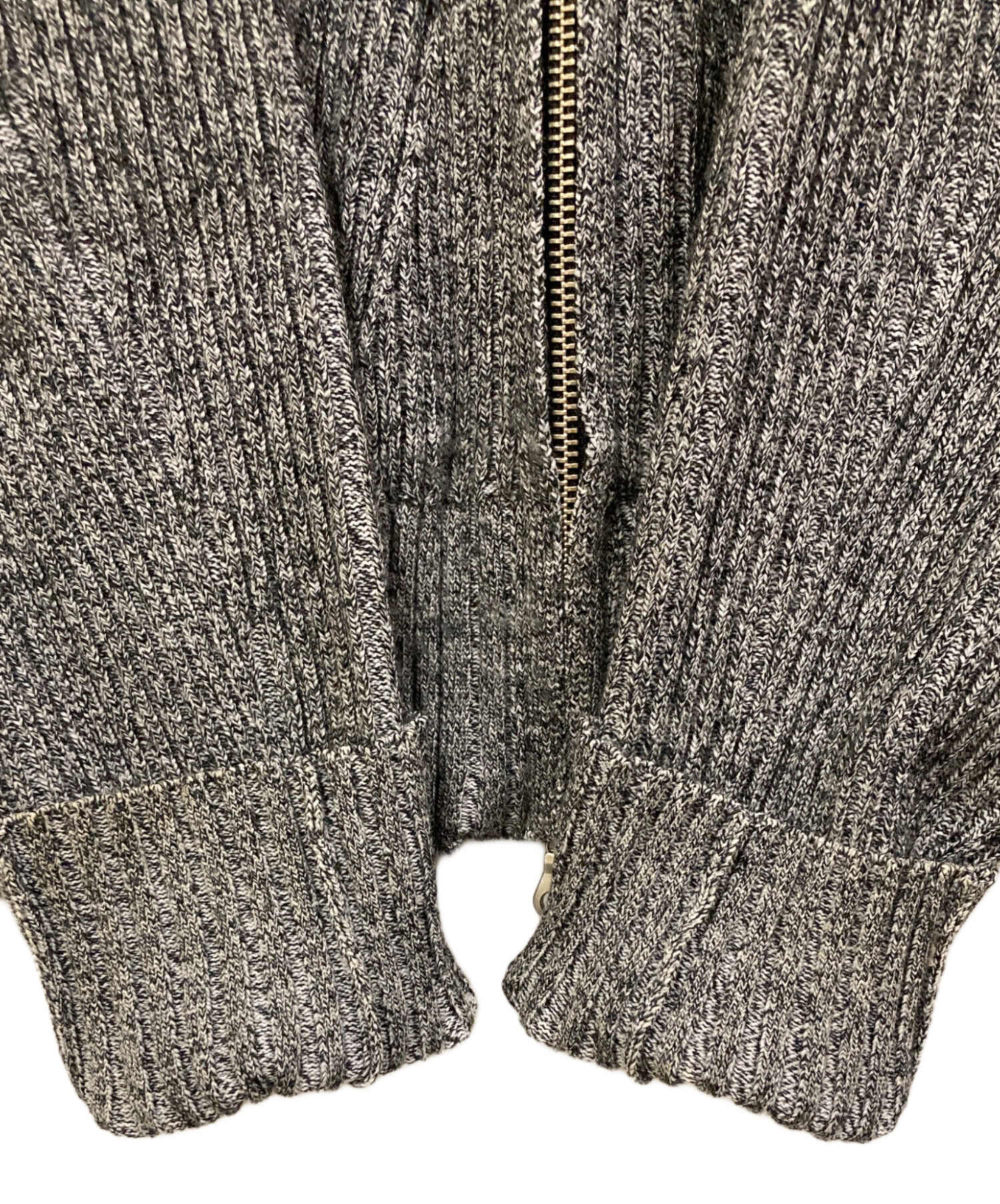 中古・古着通販】AKIKOAOKI (アキコアオキ) ダブルジップアップニット