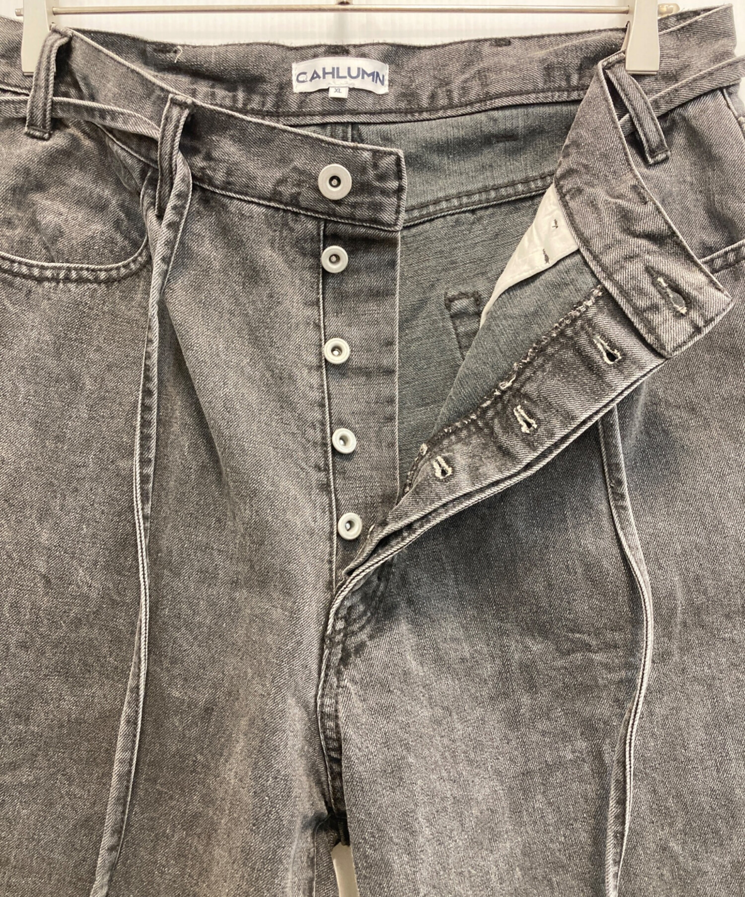 中古・古着通販】CAHLUMN (カウラム) Selvedge Denim Baggy Shorts