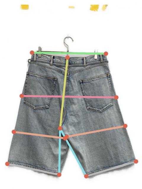 中古・古着通販】CAHLUMN (カウラム) Selvedge Denim Baggy Shorts