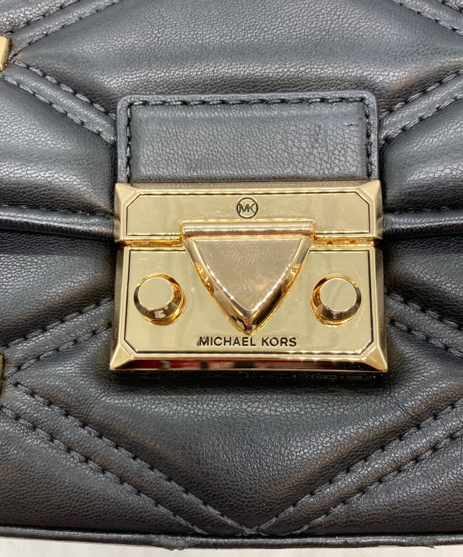 MICHAEK KORS マイケルコース/レザーチェーンショルダー/ABランク/71【中古】 中古・古着通販】MICHAEL KORS (マイケル・コース) 2WAYキルトチェーン