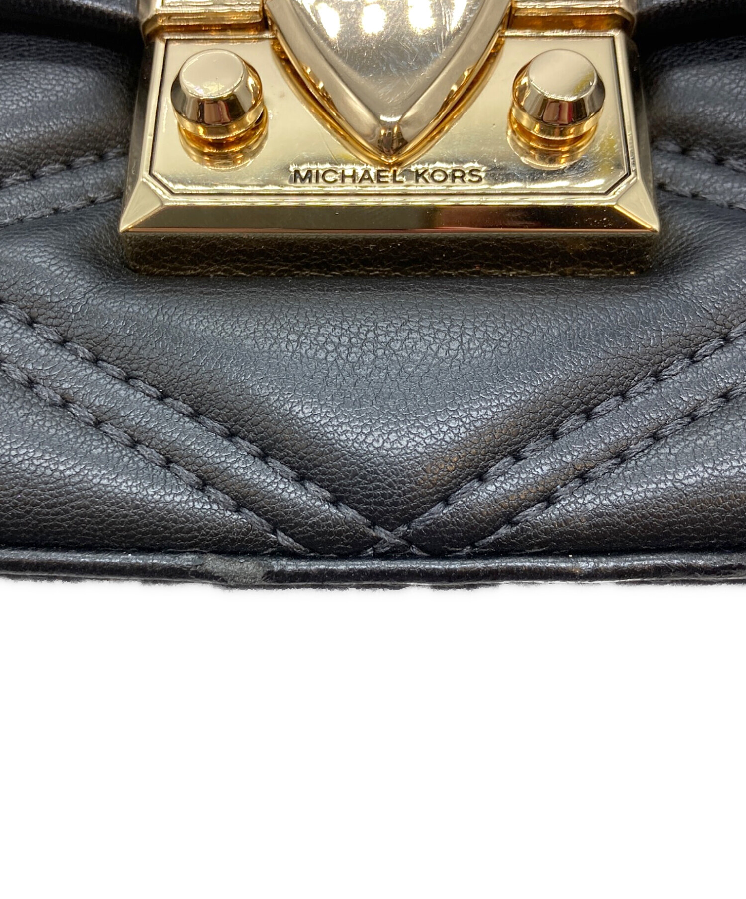 MICHAEK KORS マイケルコース/レザーチェーンショルダー/ABランク/71【中古】 中古・古着通販】MICHAEL KORS (マイケル・コース) 2WAYキルトチェーン