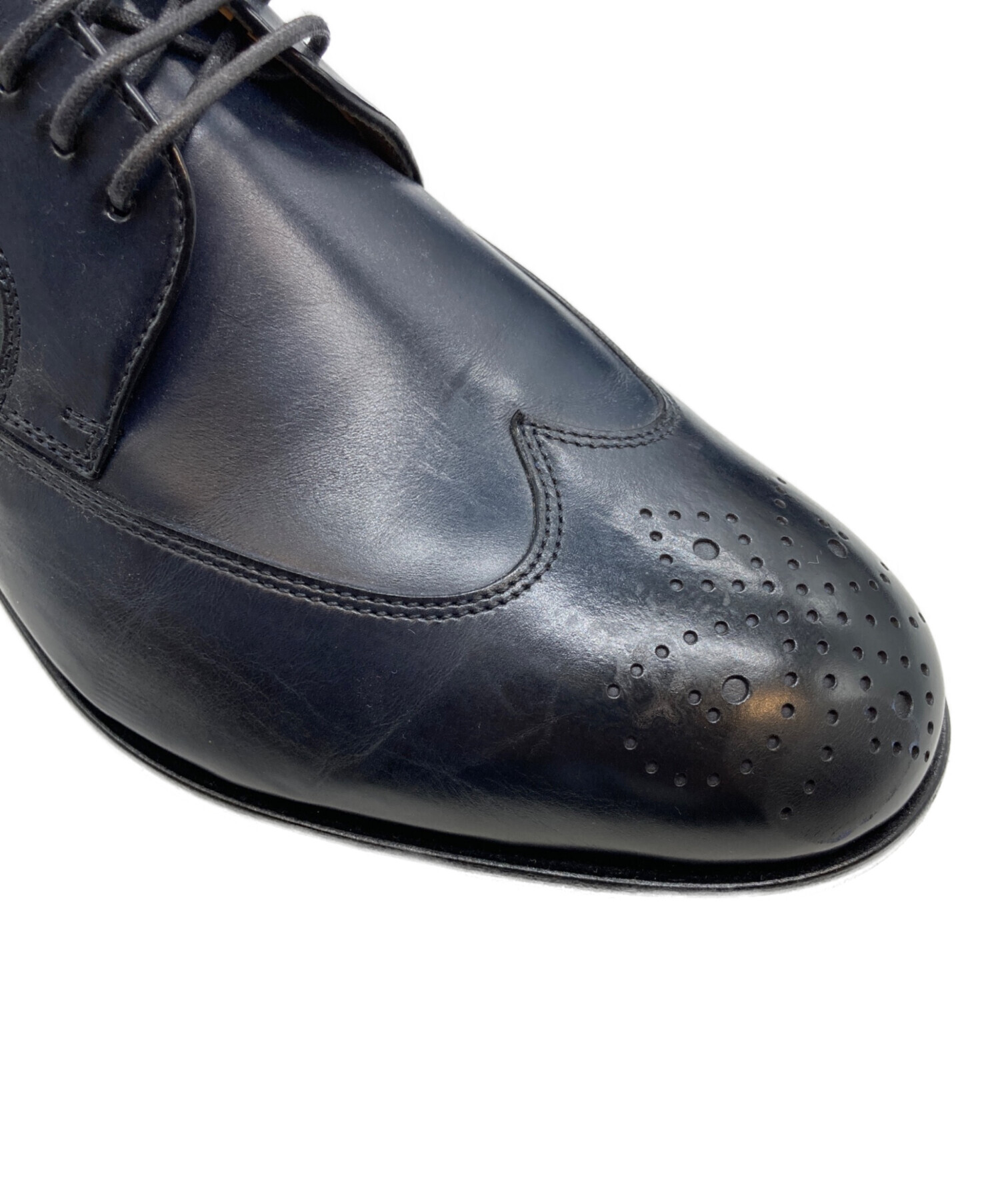 中古・古着通販】HUGO BOSS (ヒューゴ ボス) ウィングチップシューズ