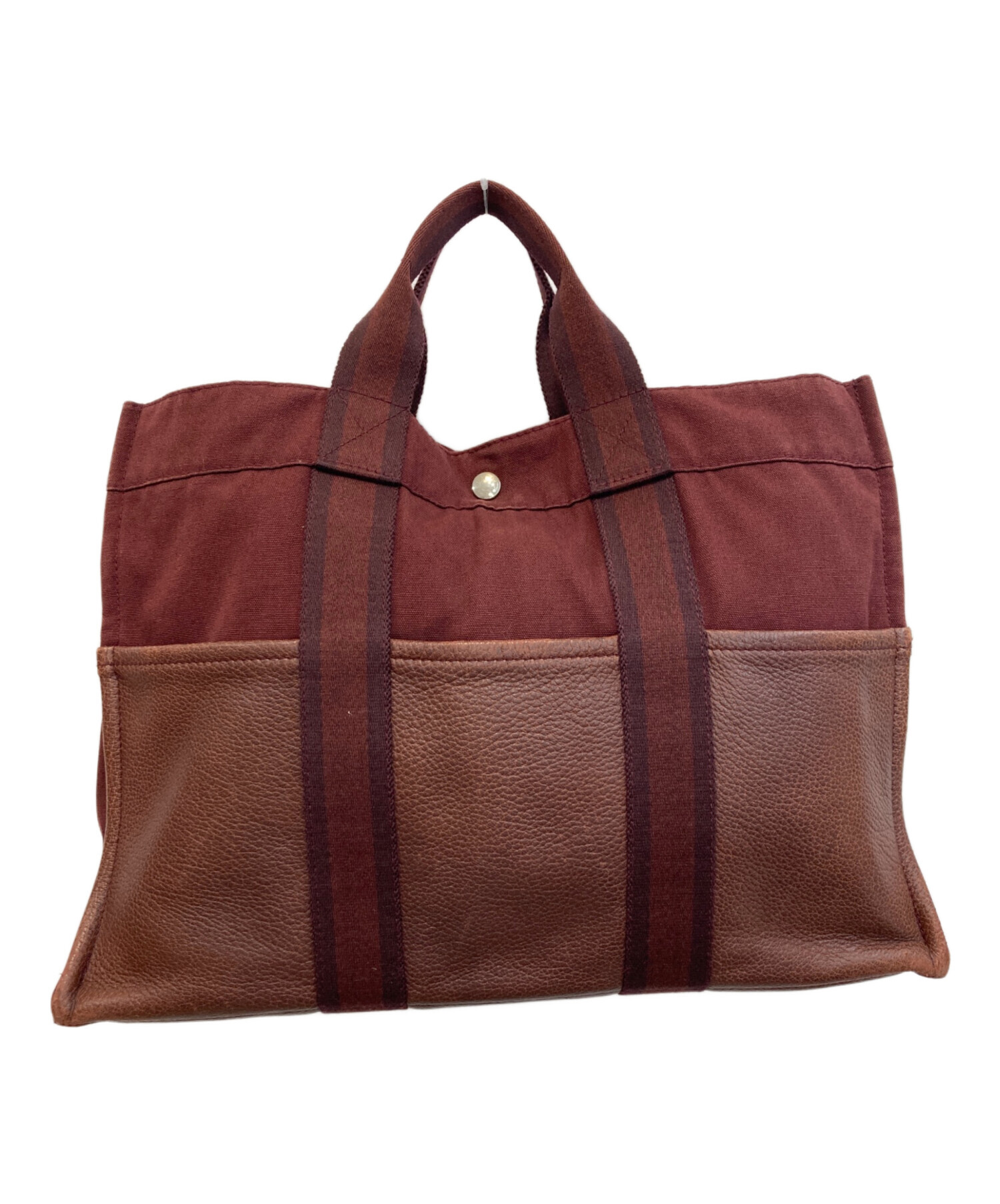 エルメス　HERMES フールトゥ　トートバッグ　フールトゥMM 中古・古着通販】HERMES (エルメス) フールトゥMM ハーフレザートート