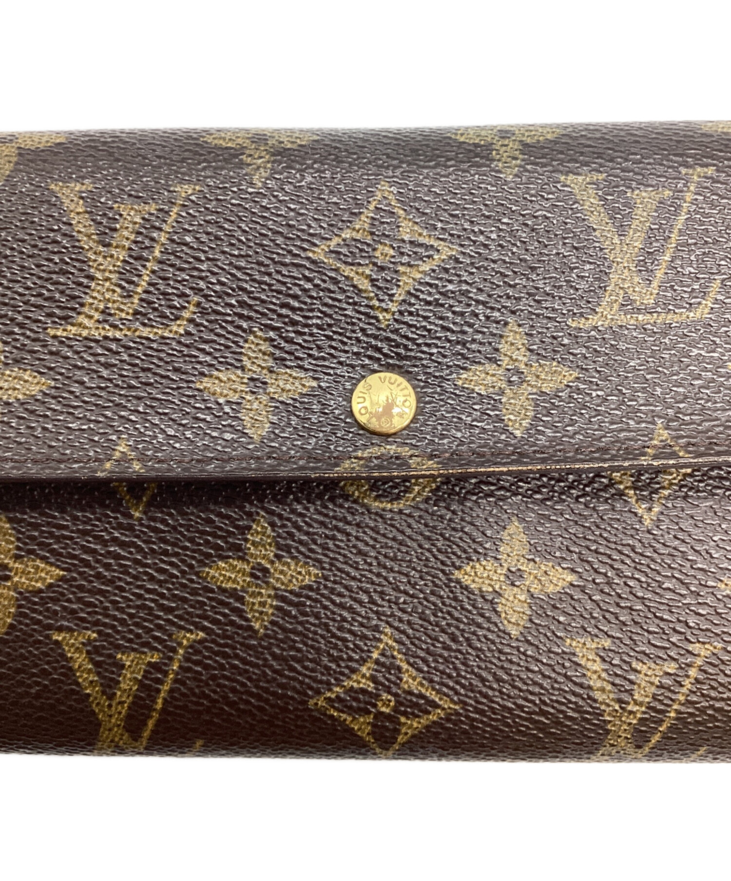 【SALE】LOUIS VUITTON モノグラム ポシェットポルトモネクレディ　長財布　鑑定書付き　リサイクルショップ宮崎屋住吉店　24.8.17F ルイヴィトン モノグラム ポシェットポルトモネクレディ 二つ折り長