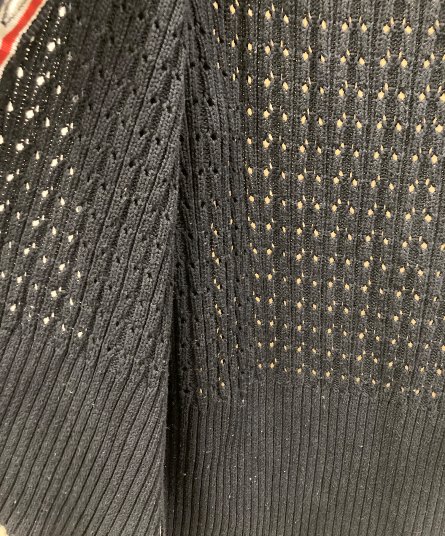 トム・ブラウン THOM BROWNE ケーブル編みカーディガン 中古・古着通販】Thom Browne (トムブラウン) 4BAR コットンケーブル
