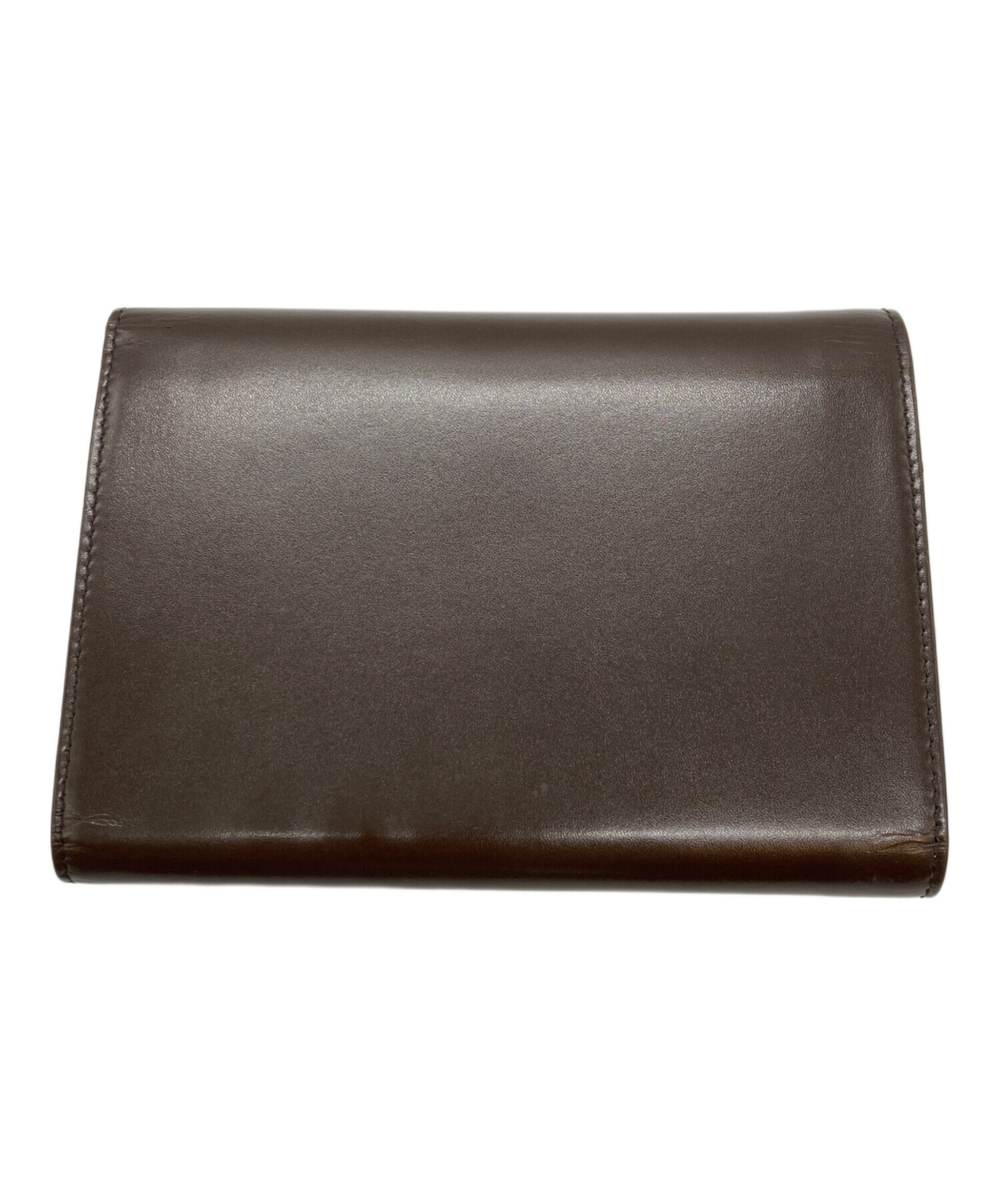 中古・古着通販】PRADA (プラダ) 3つ折り財布 ブラウン｜ブランド
