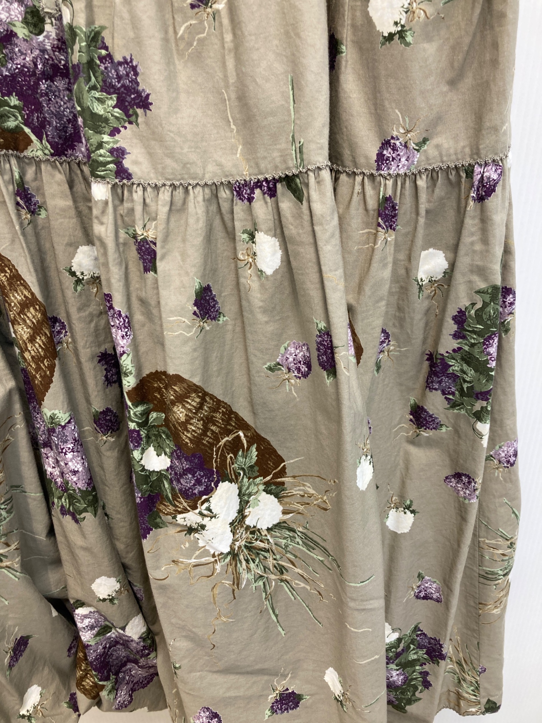中古・古着通販】KANEKO ISAO (カネコ イサオ) 花柄フレアスカート