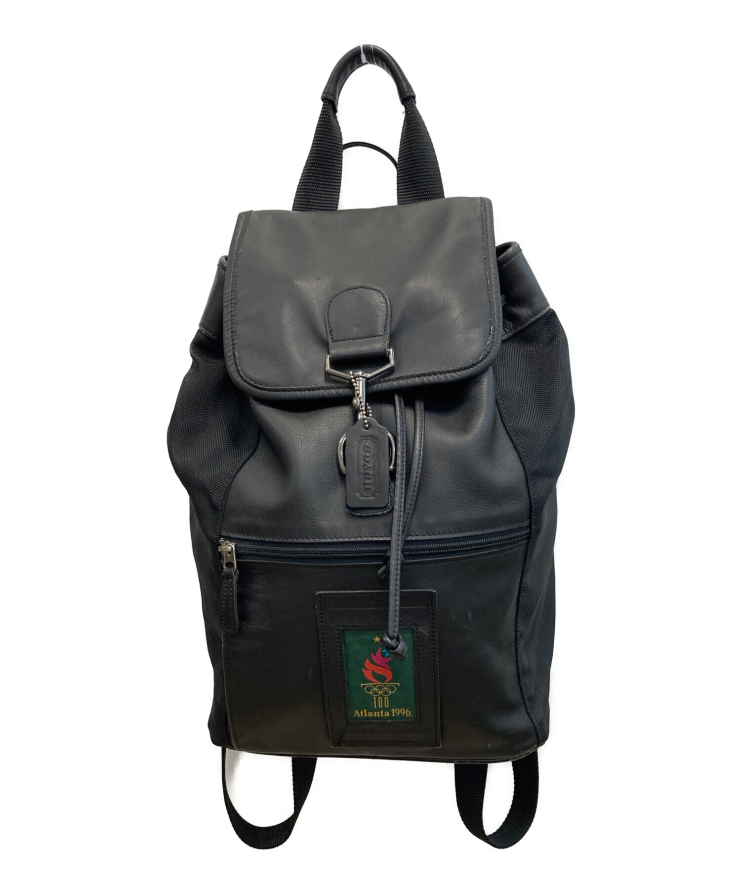 中古・古着通販】COACH (コーチ) 90sレザ切替リュック/OLD COACH