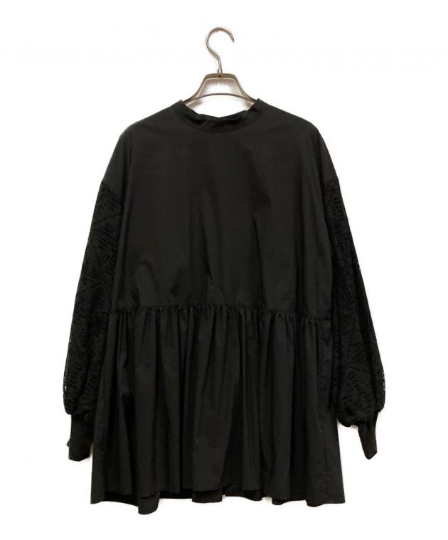 中古・古着通販】BEARDSLEY (ビアズリー) レーススリーブブラウス