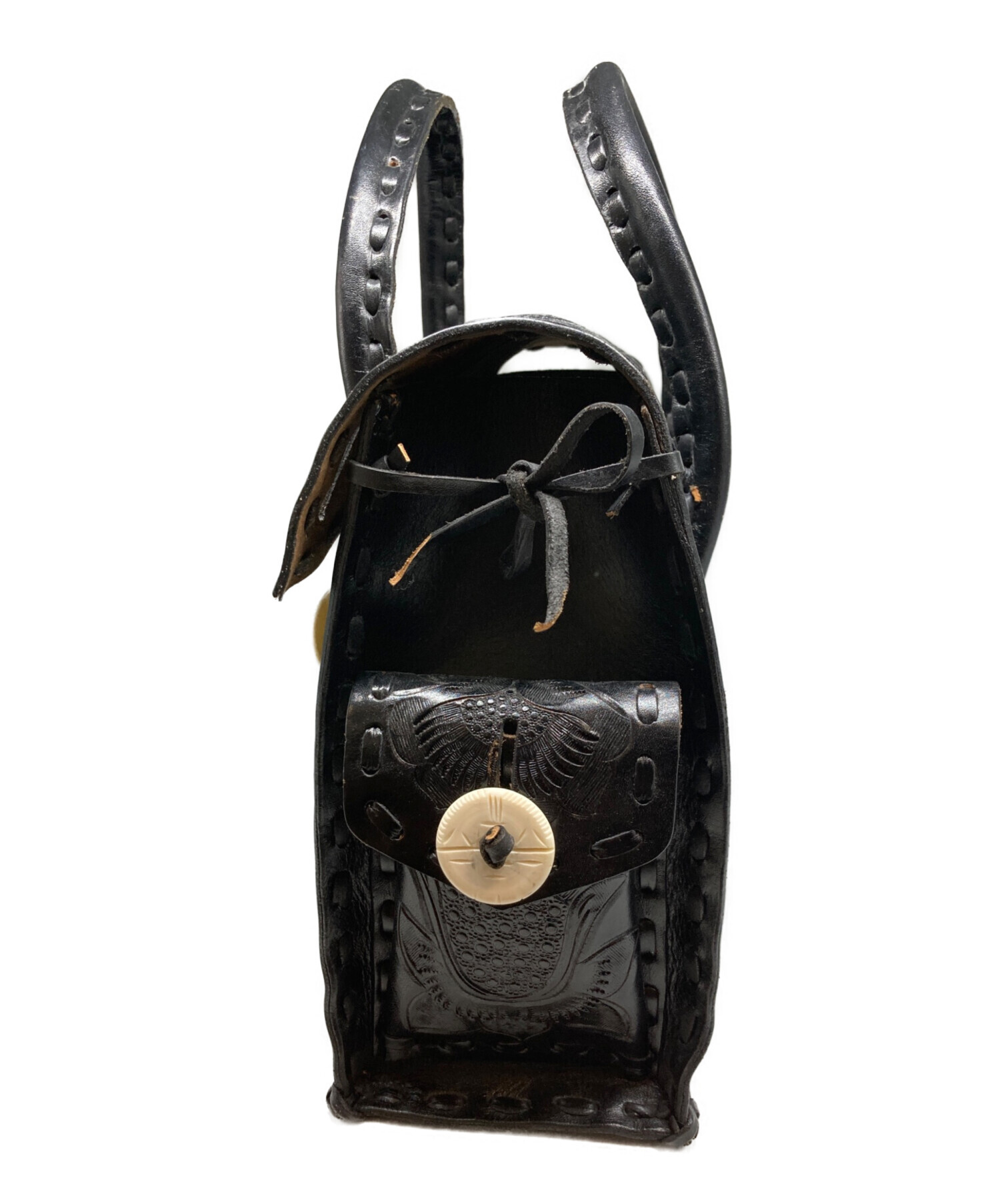 SG00001 新品未使用 GRACE CONTINENTAL グレースコンチネンタル ChainMiniBag ブラック Carving Tribes 牛革 レディース [0000000001197] 中古・古着通販】GRACE CONTINENTAL (（グレースコンチネンタル