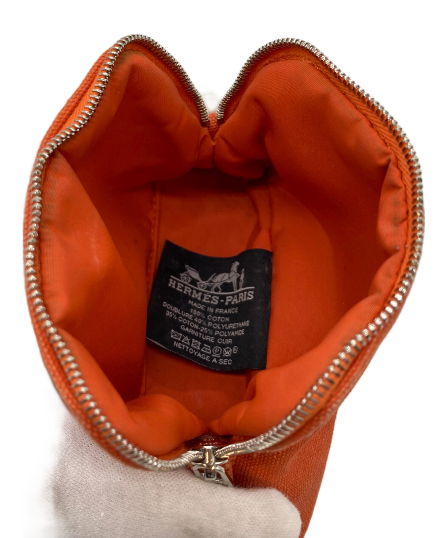 中古・古着通販】HERMES (エルメス) ボリードポーチ16 オレンジ
