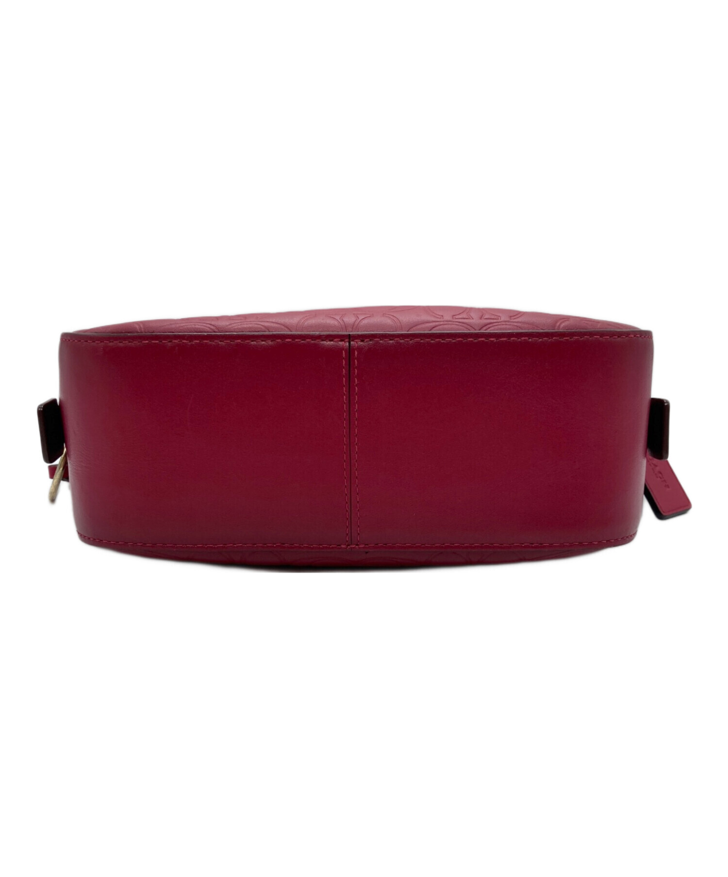 COACH　コーチ　シグネチャー　ピンク ショルダーバッグ 　スエード 中古・古着通販】COACH (コーチ) シグネチャーショルダーバッグ ピンク