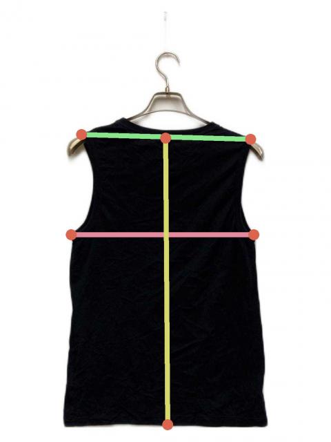 中古・古着通販】GUCCI (グッチ) スカルモチーフタンクトップ ネイビー