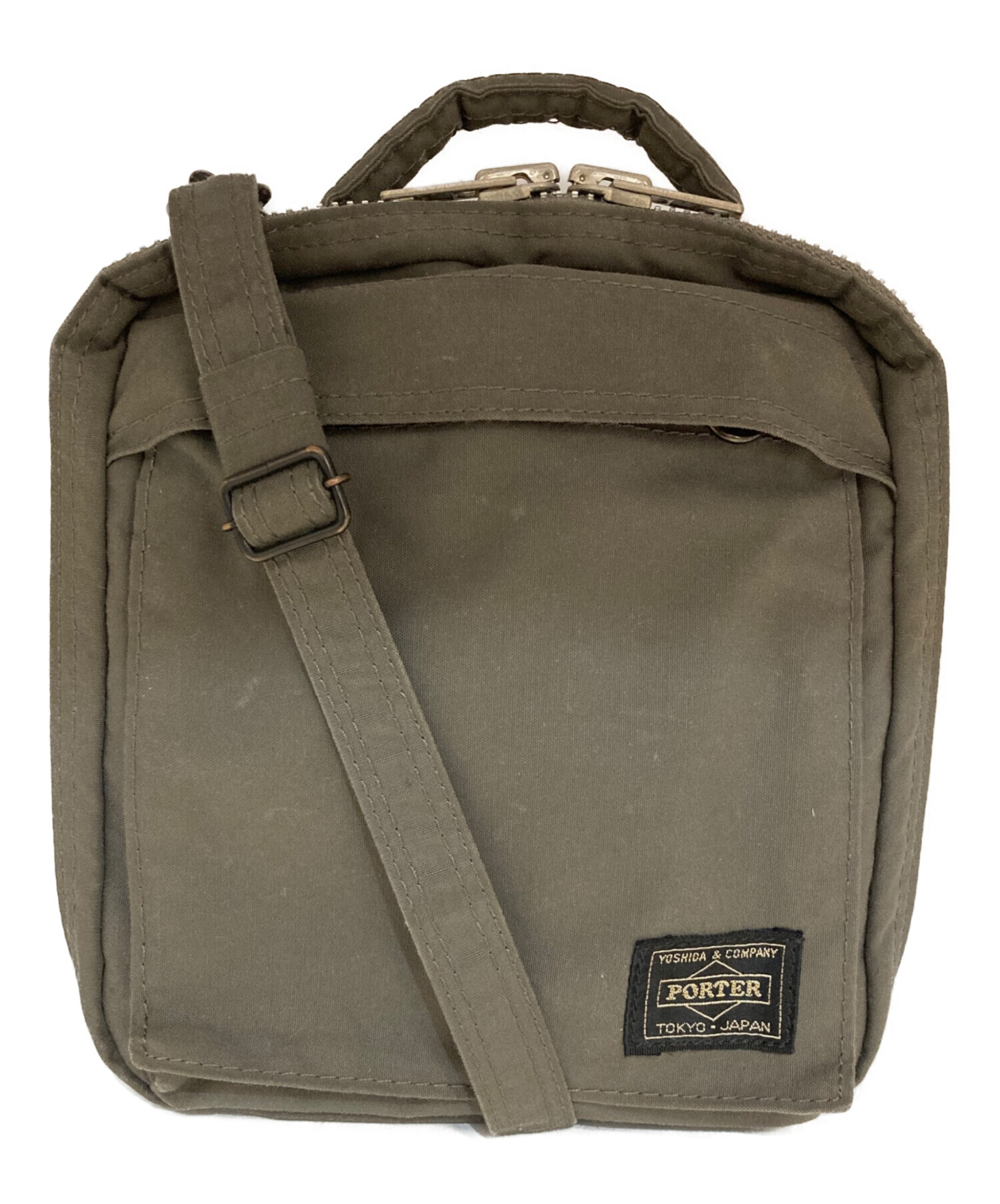 中古・古着通販】PORTER (ポーター) TANKER SHOULDER BAG グレー 