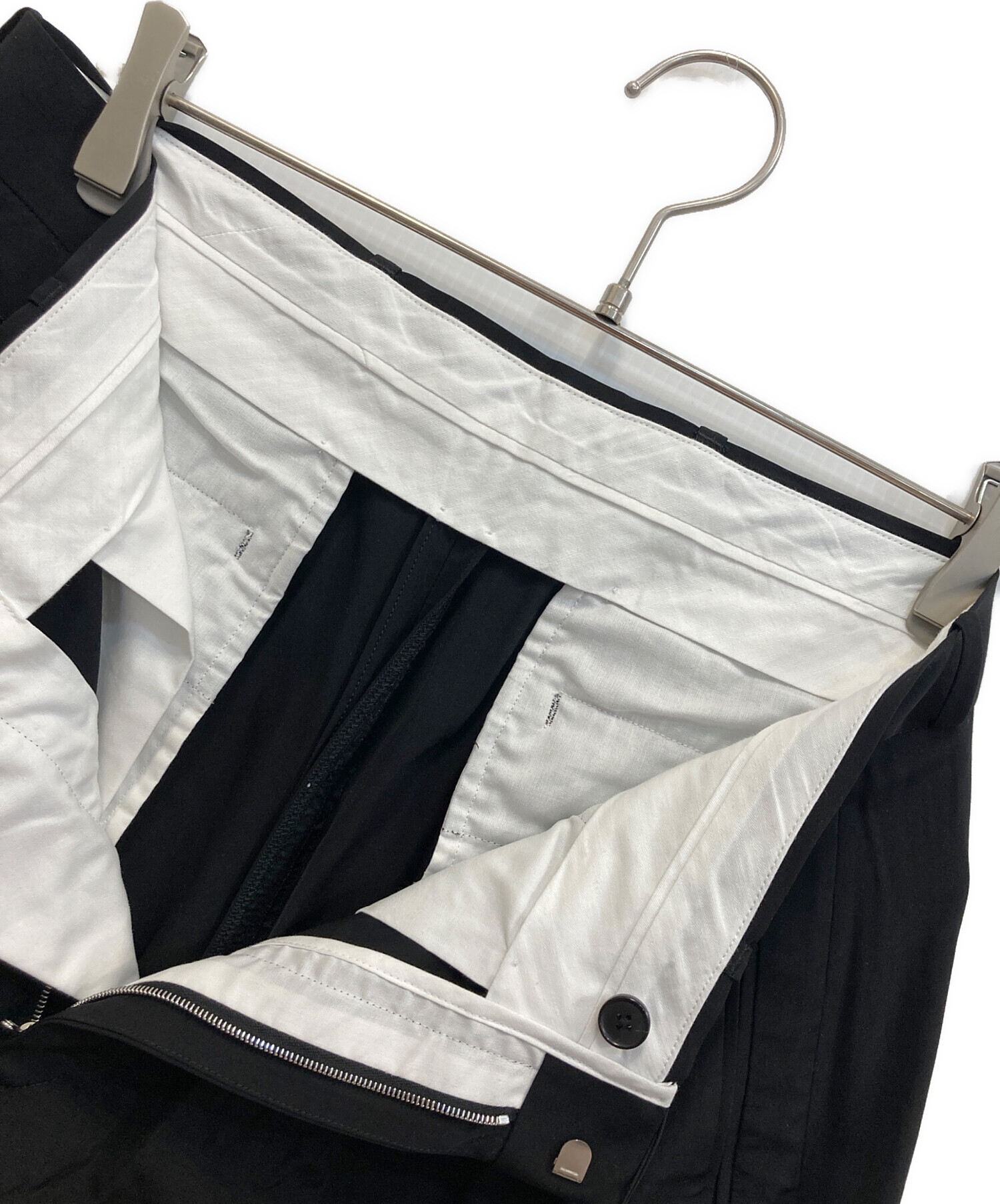A.PRESSE アプレッセ パンツ（その他） M 白 【古着】【中古】【送料無料】 中古・古着通販】A.PRESSE (アプレッセ) 25SS Wool Rayon Wide
