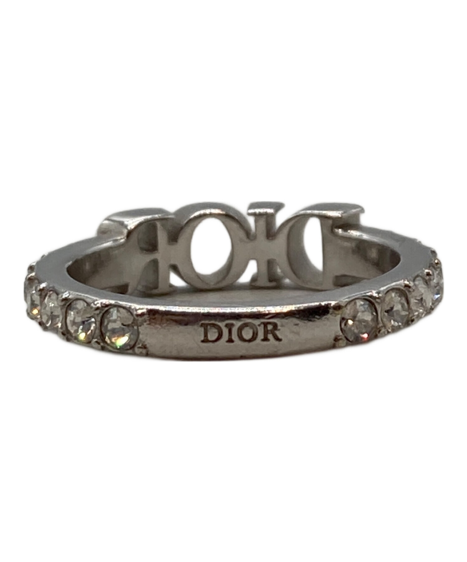 Christian Dior リング 1947 ブラック シルバー 22号程度 中古・古着通販】Christian Dior (クリスチャン ディオール
