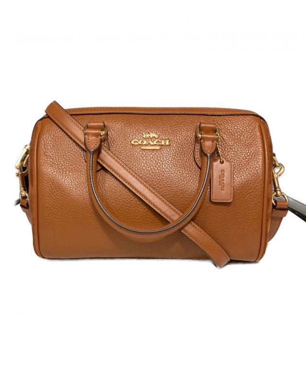 COACH コーチ 2way ローアン サッチェル 中古・古着通販】COACH (コーチ) ローアン サッチェル 2WAYバッグ