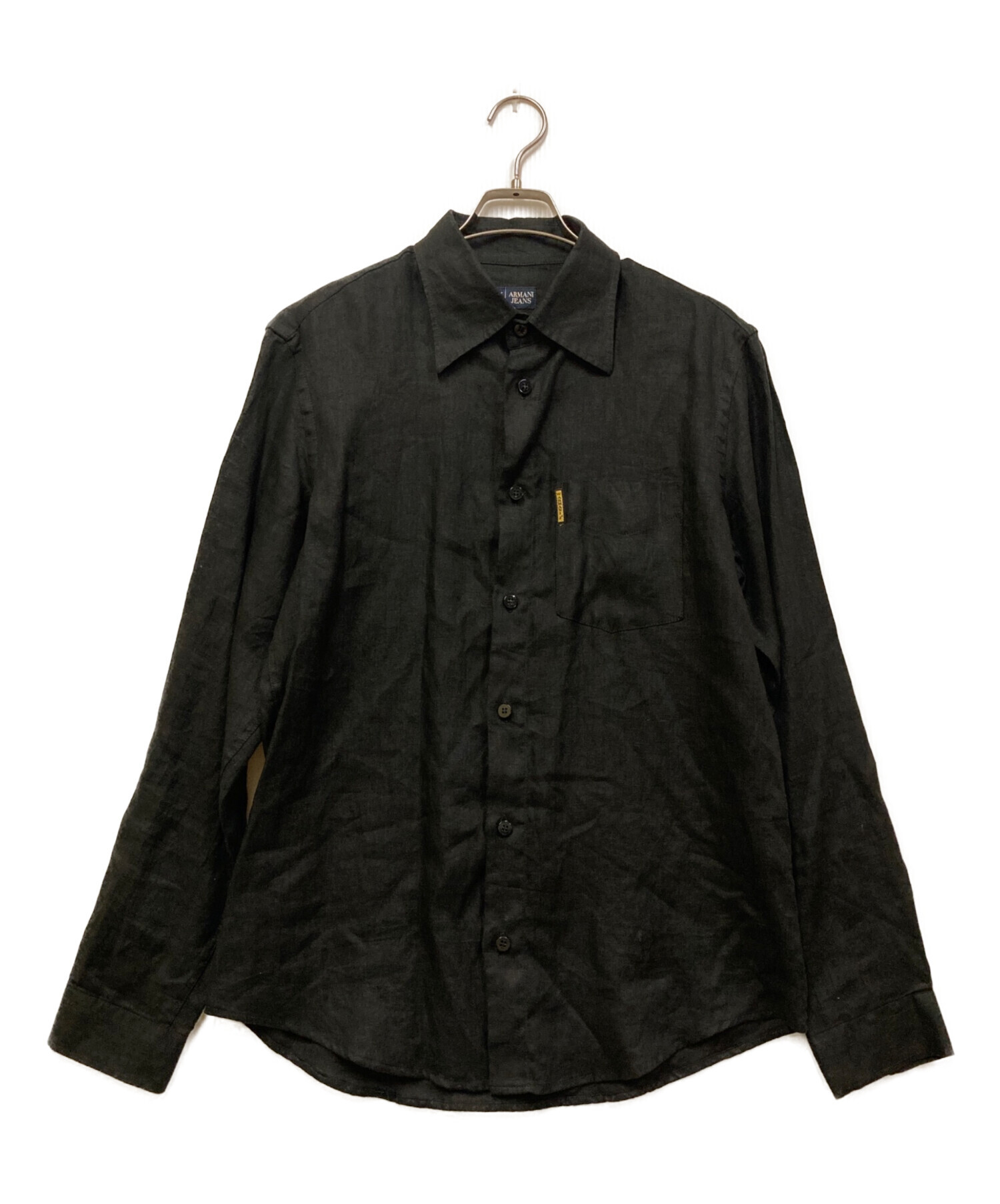 アルマーニジーンズ　ARMANIJEANS シャツ　リネン 中古・古着通販】ARMANI JEANS (アルマーニジーンズ) リネンシャツ