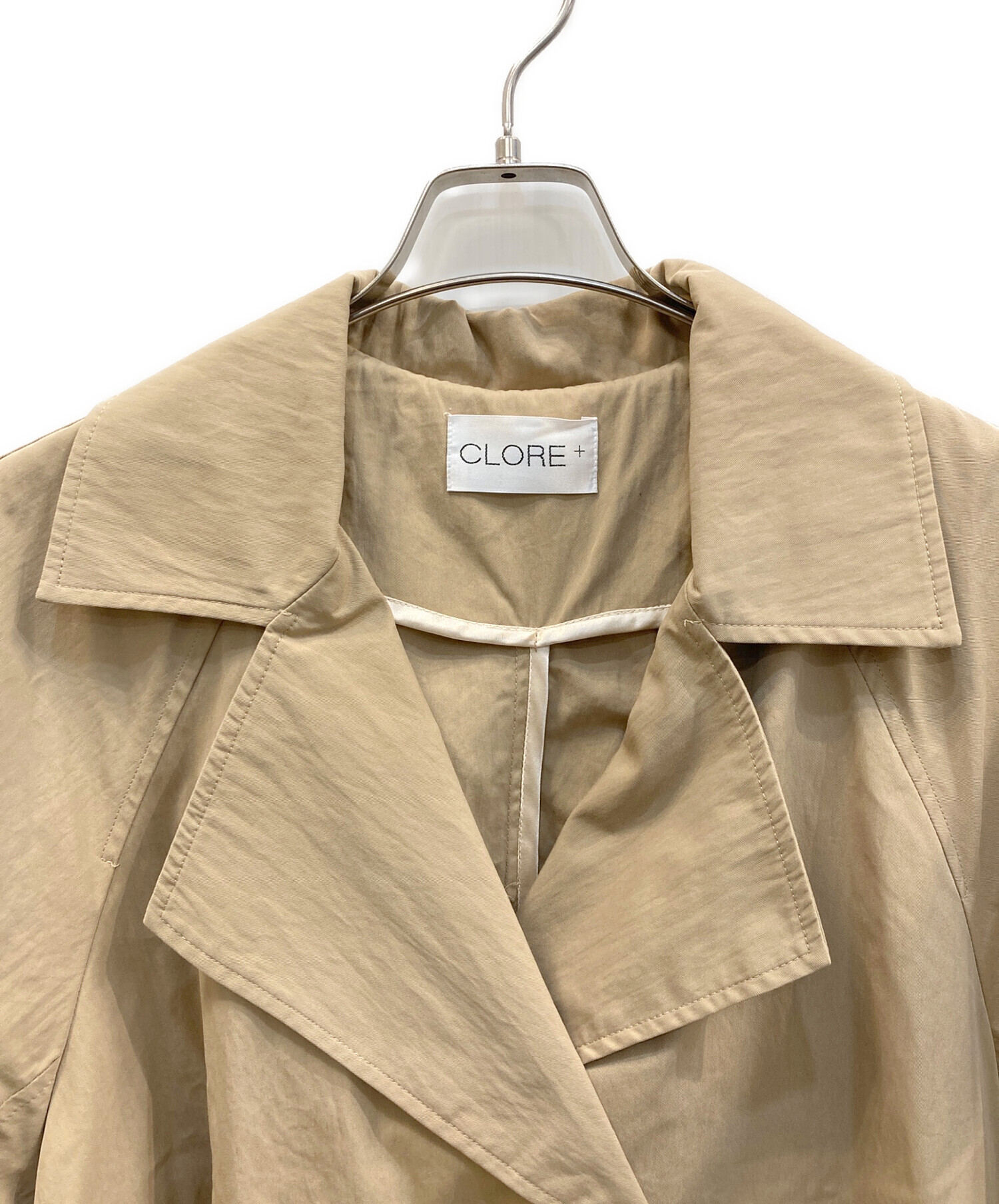 中古・古着通販】CLORE + (クロレ) Cross over Trench/クロスオーバー