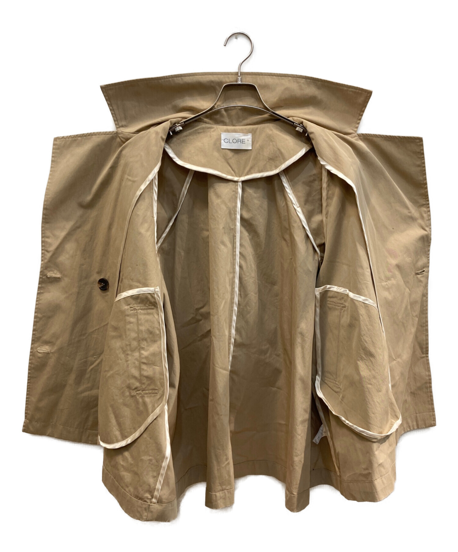 中古・古着通販】CLORE + (クロレ) Cross over Trench/クロスオーバー