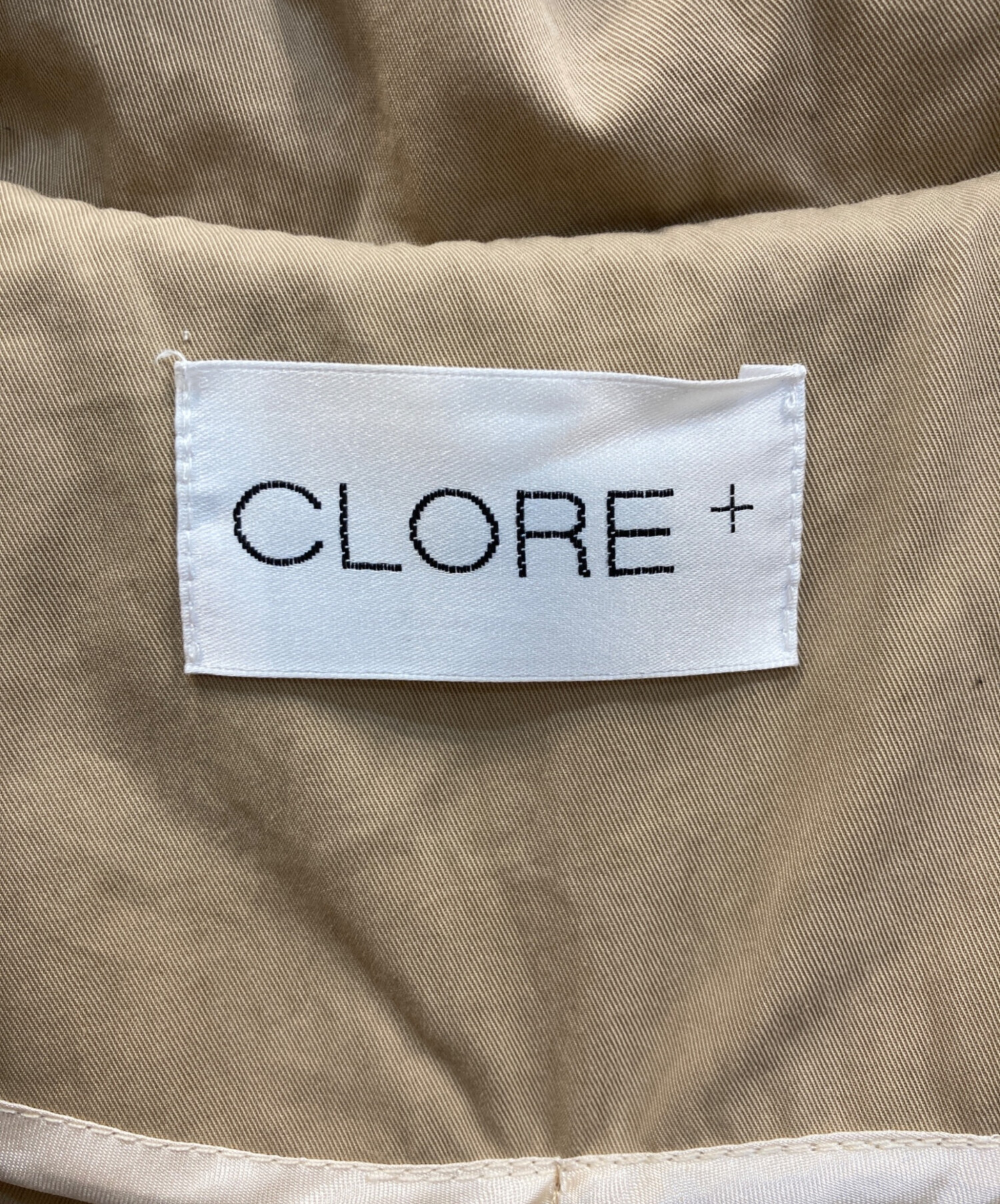 中古・古着通販】CLORE + (クロレ) Cross over Trench/クロスオーバー