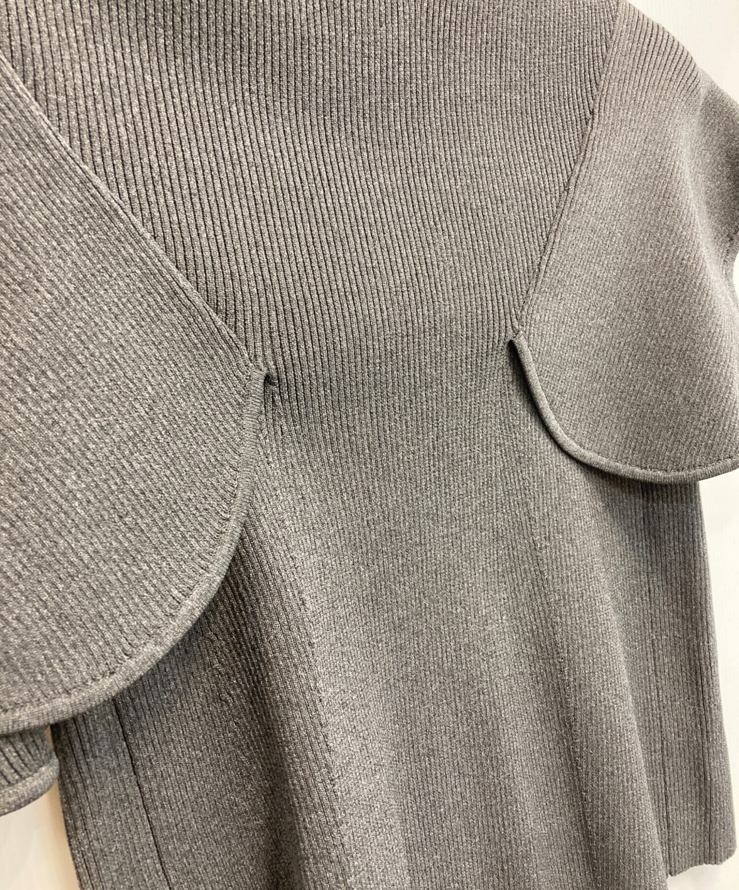 中古・古着通販】Heve (ヘイヴ) 23SS ペタルニット グレー サイズ:FREE