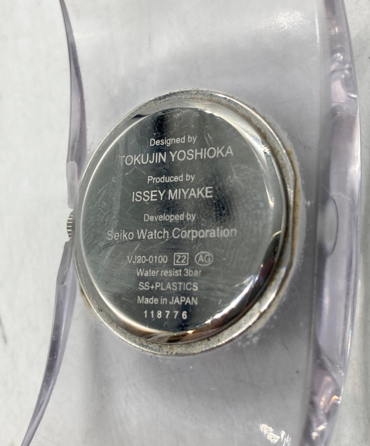 中古・古着通販】ISSEY MIYAKE (イッセイミヤケ) スケルトンアナログ