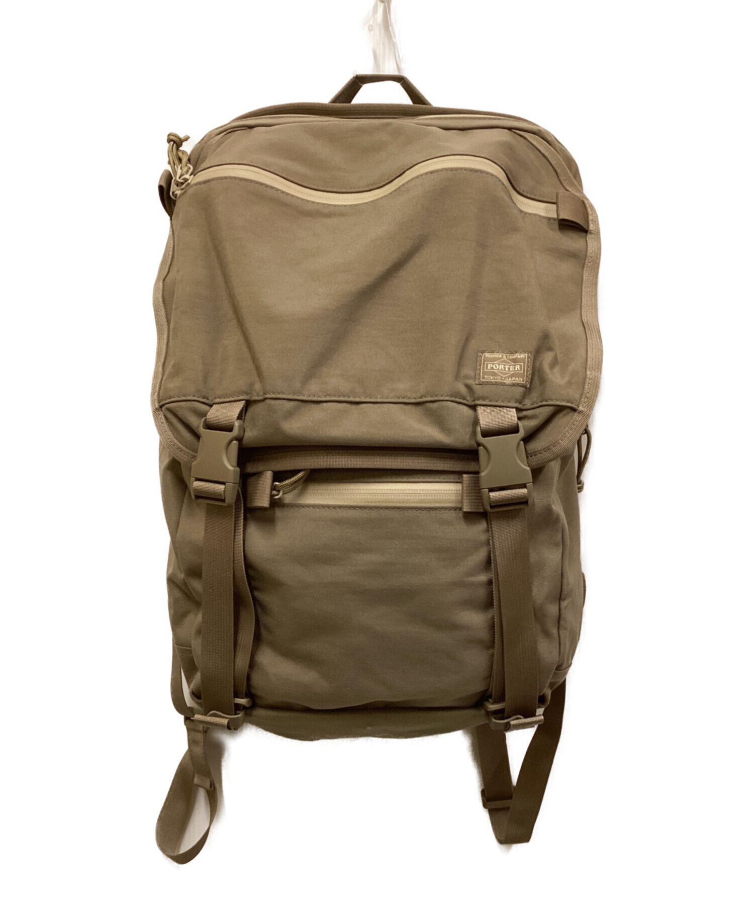 PORTER ポーター バックパック・リュック F ゴールド 【古着】【中古】 中古・古着通販】PORTER (ポーター) KLUNKERZ DAYPACK(L)/リュック