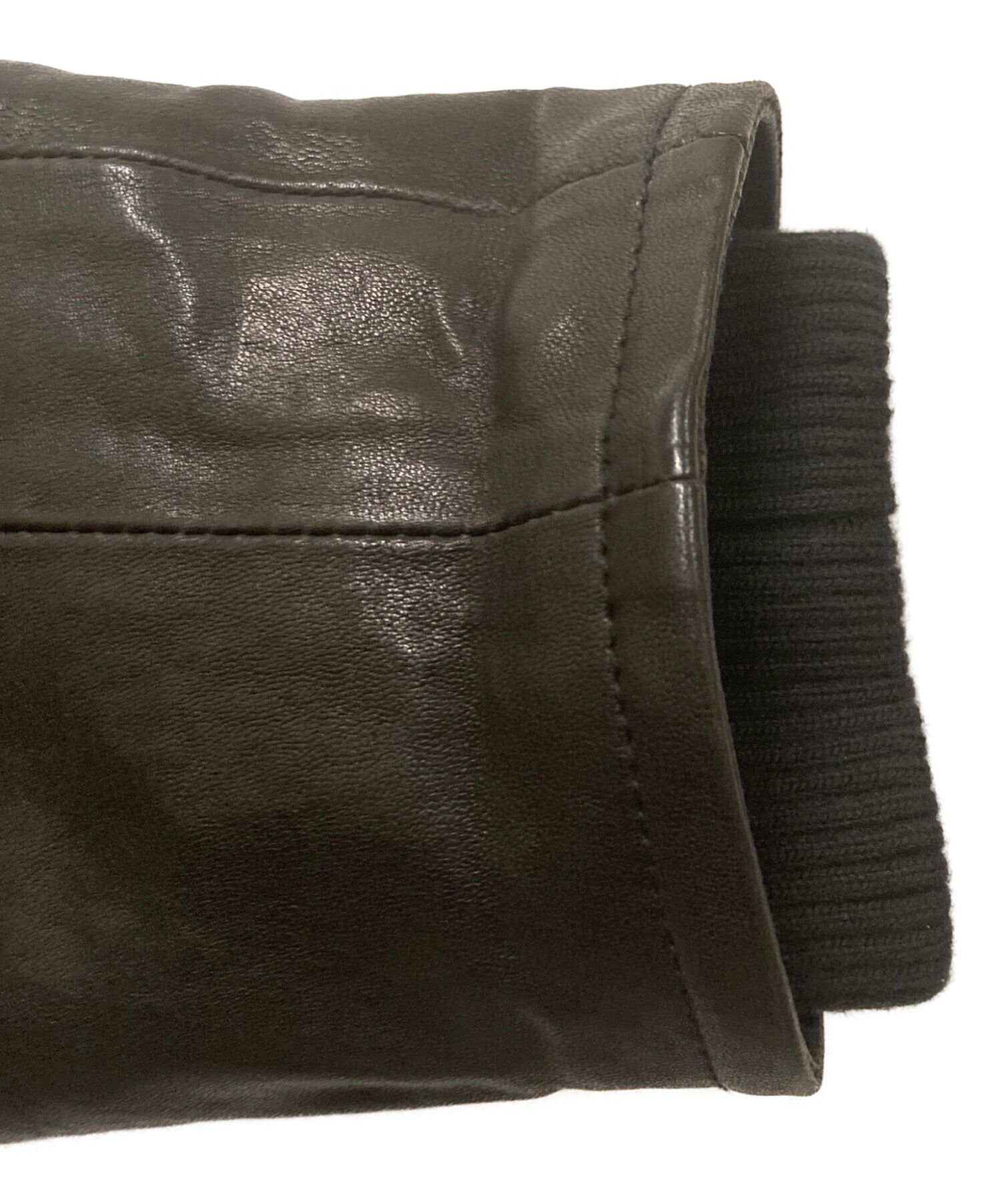 中古・古着通販】RATTLE TRAP (ラトルトラップ) ラムレザーMA-1