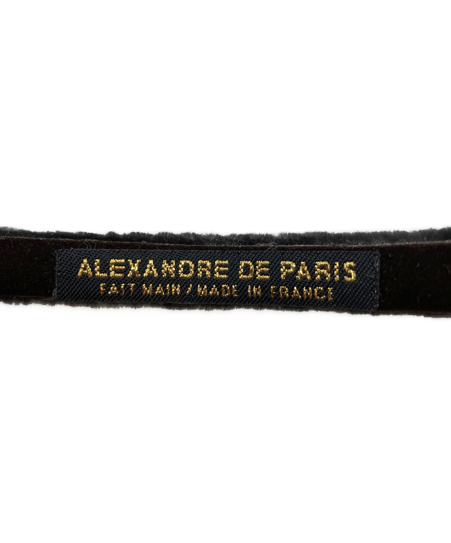 中古・古着通販】ALEXANDRE DE PARIS (アレクサンドルドゥパリ) ベロア