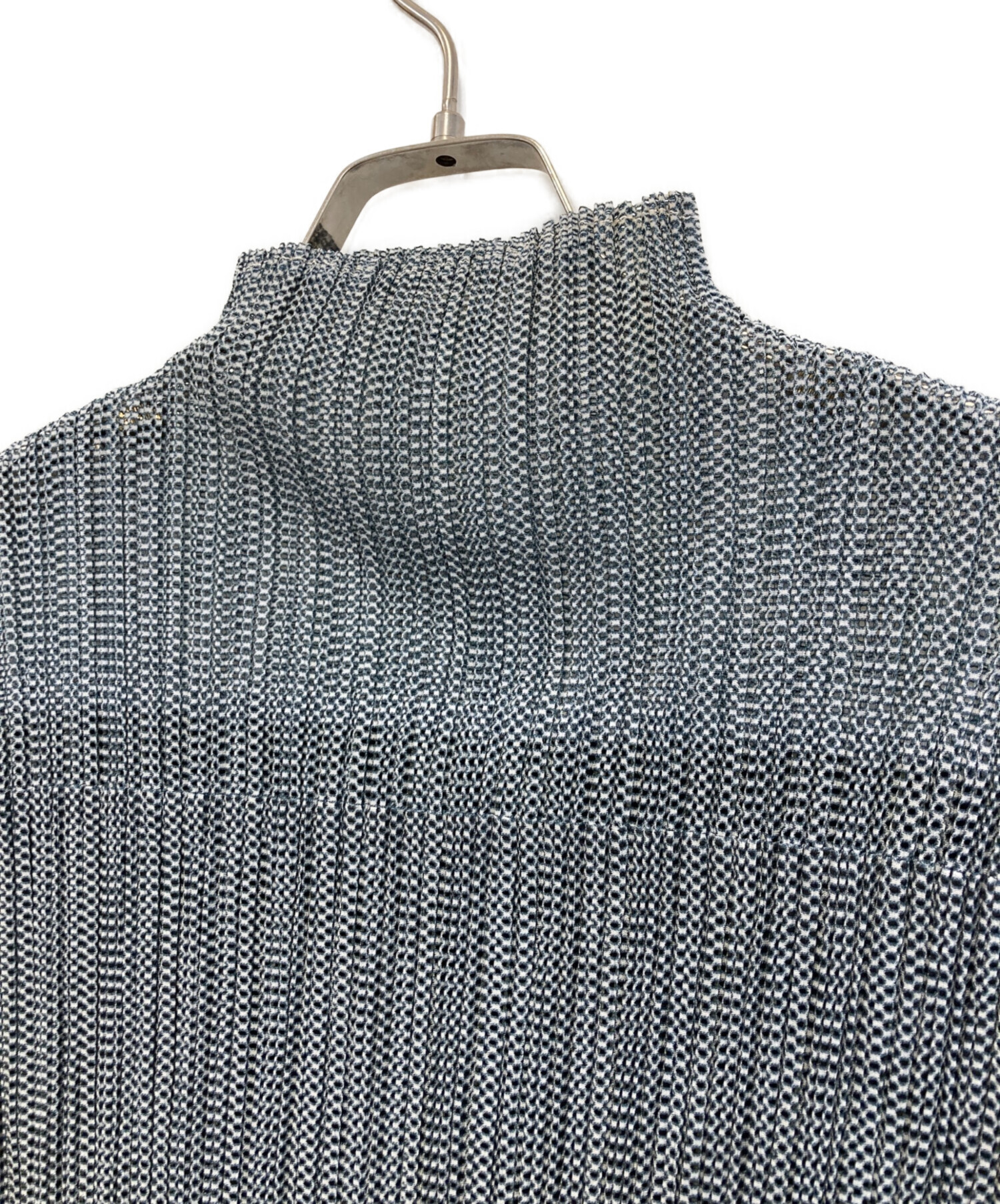 美品 プリーツプリーズ PLEATS PLEASE ジオメトリック フリンジ 中古・古着通販】PLEATS PLEASE (プリーツプリーズ) ジオメトリック柄