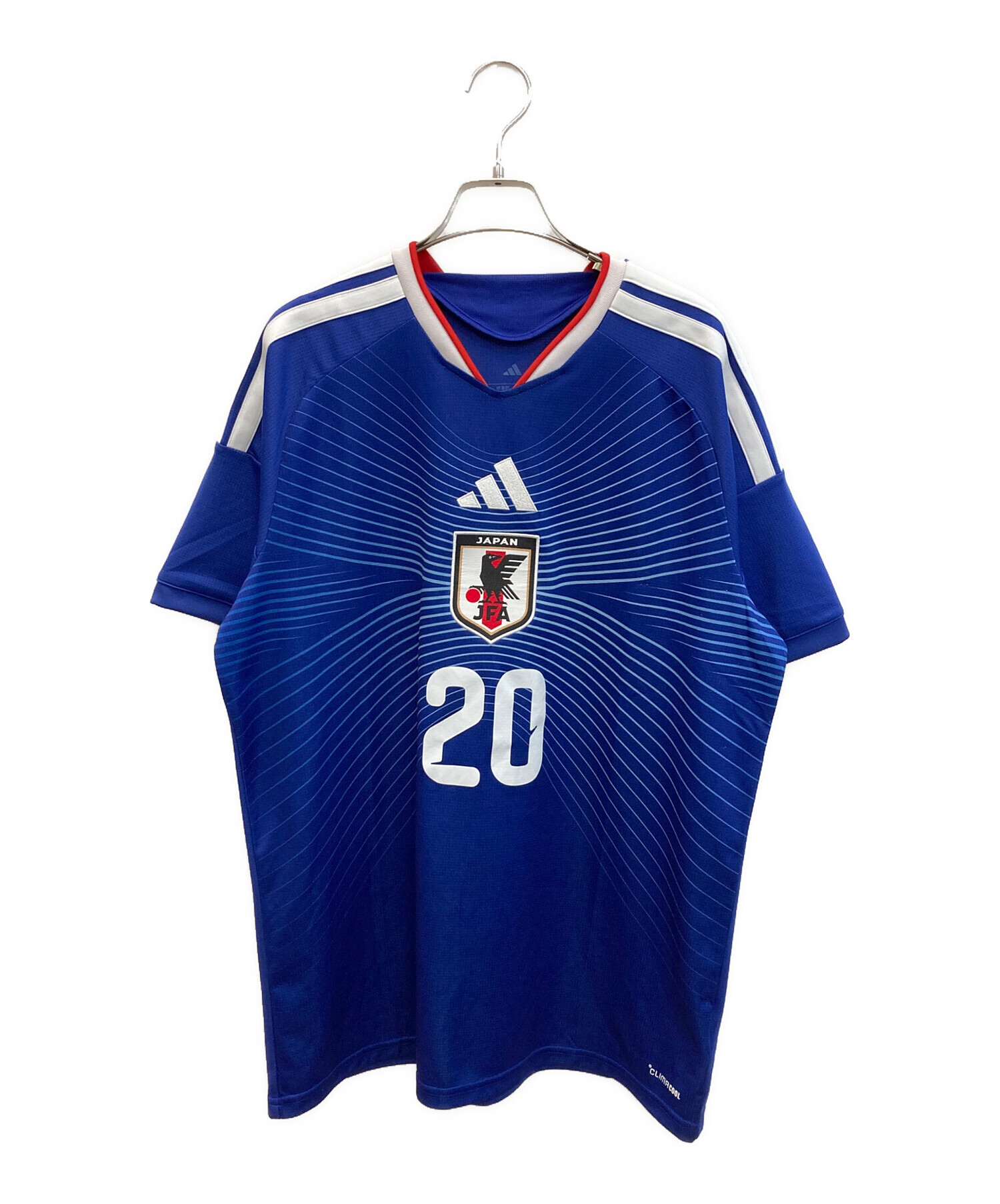 正規品中古★久保建英＃10★日本代表2018Ｈ紺青　Ｍサイズ48-69 中古・古着通販】adidas (アディダス) 日本代表 2026 ホーム レプリカ