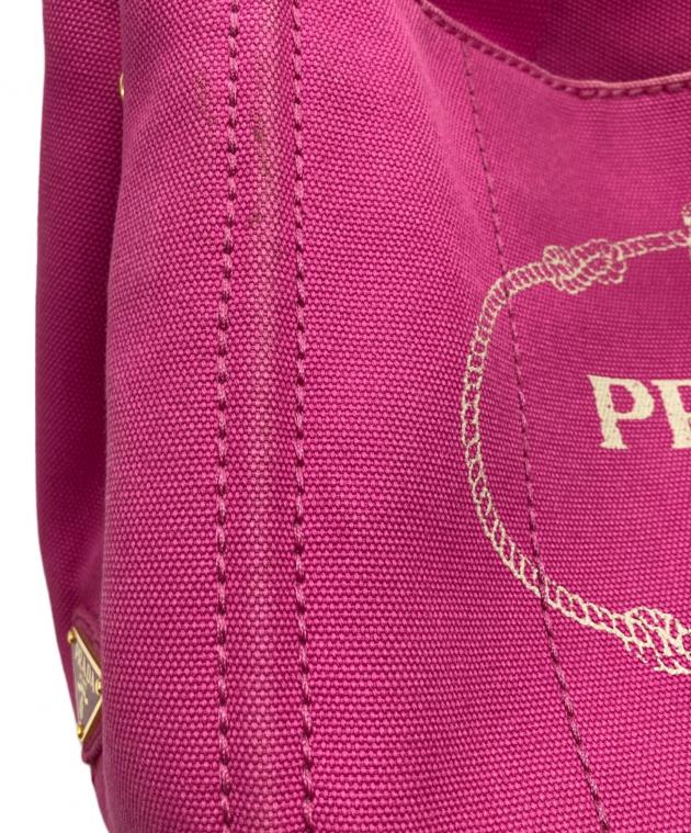中古・古着通販】PRADA (プラダ) 2WAYカナパトート ピンク｜ブランド