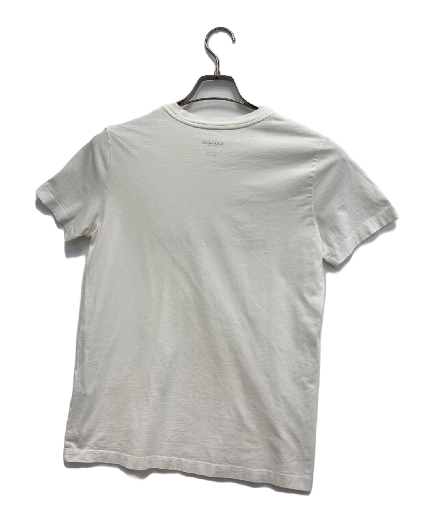 中古・古着通販】COACH (コーチ) ロゴTシャツ ホワイト サイズ:XS
