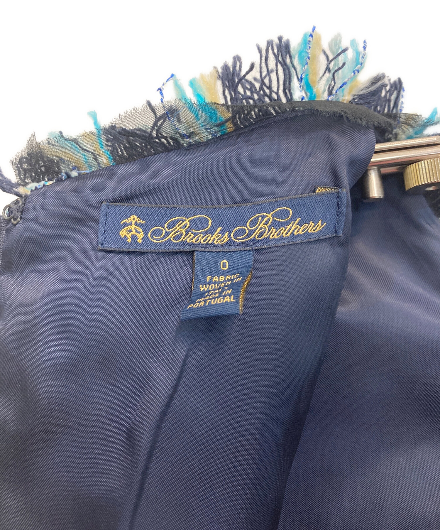 新品未使用✨元値31900円タグ付き✨BrooksBrothersネイビードレス 中古・古着通販】BROOKS BROTHERS (ブルックスブラザーズ) ツイード