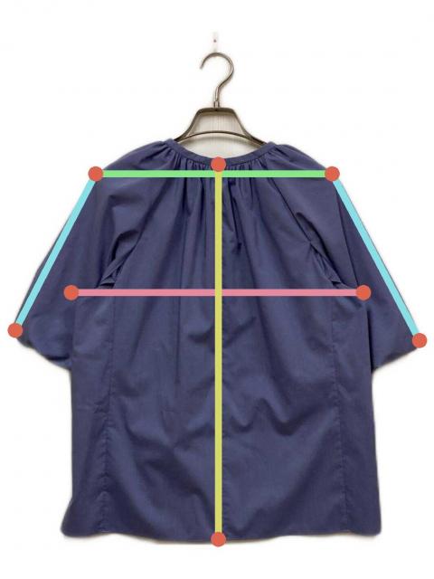中古・古着通販】ADORE (アドーア) S/Sコクーンブラウス ブルー サイズ
