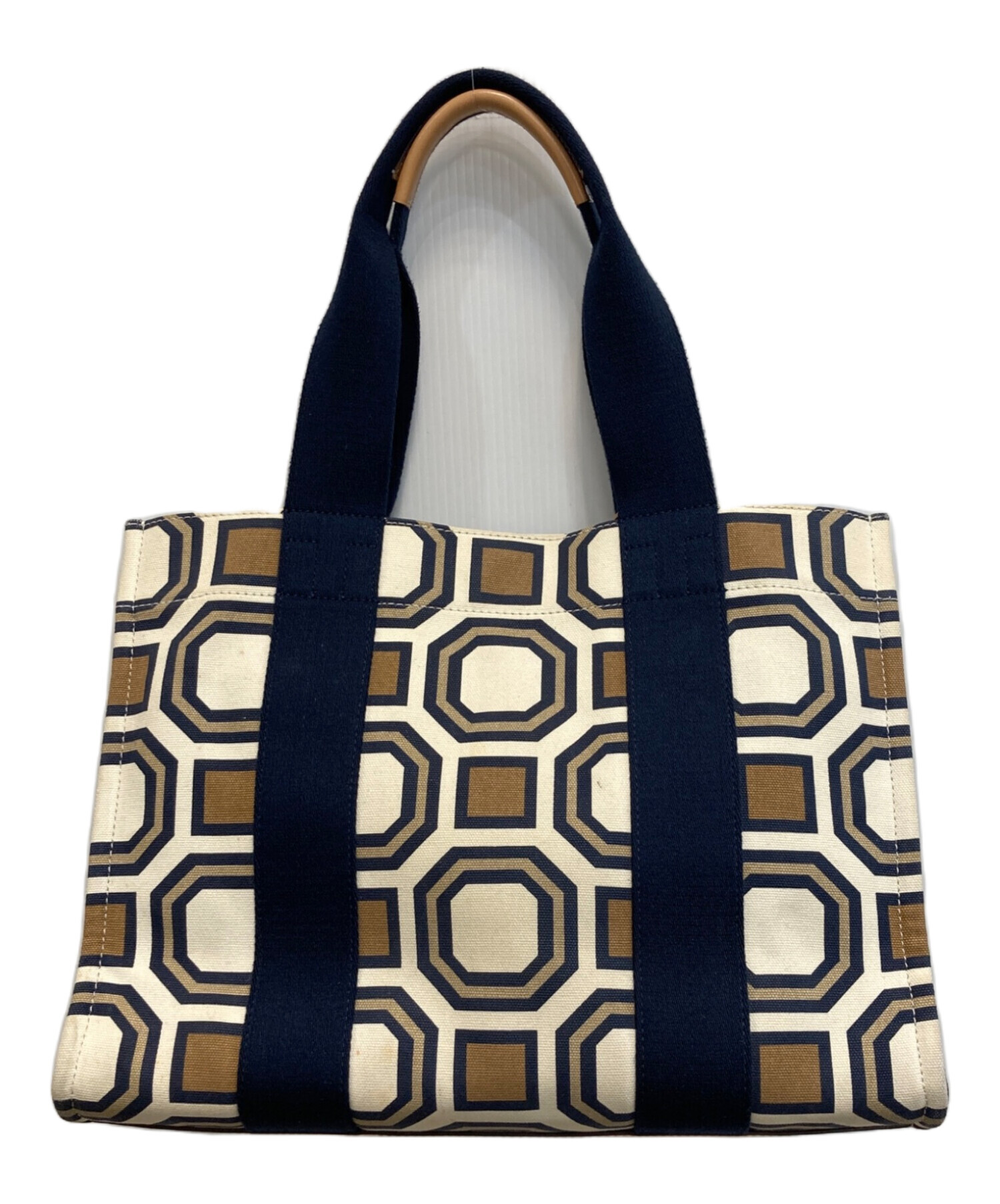 TORY BURCH 美品トートバッグ イエロー キャンバス トリーバーチ TORY 