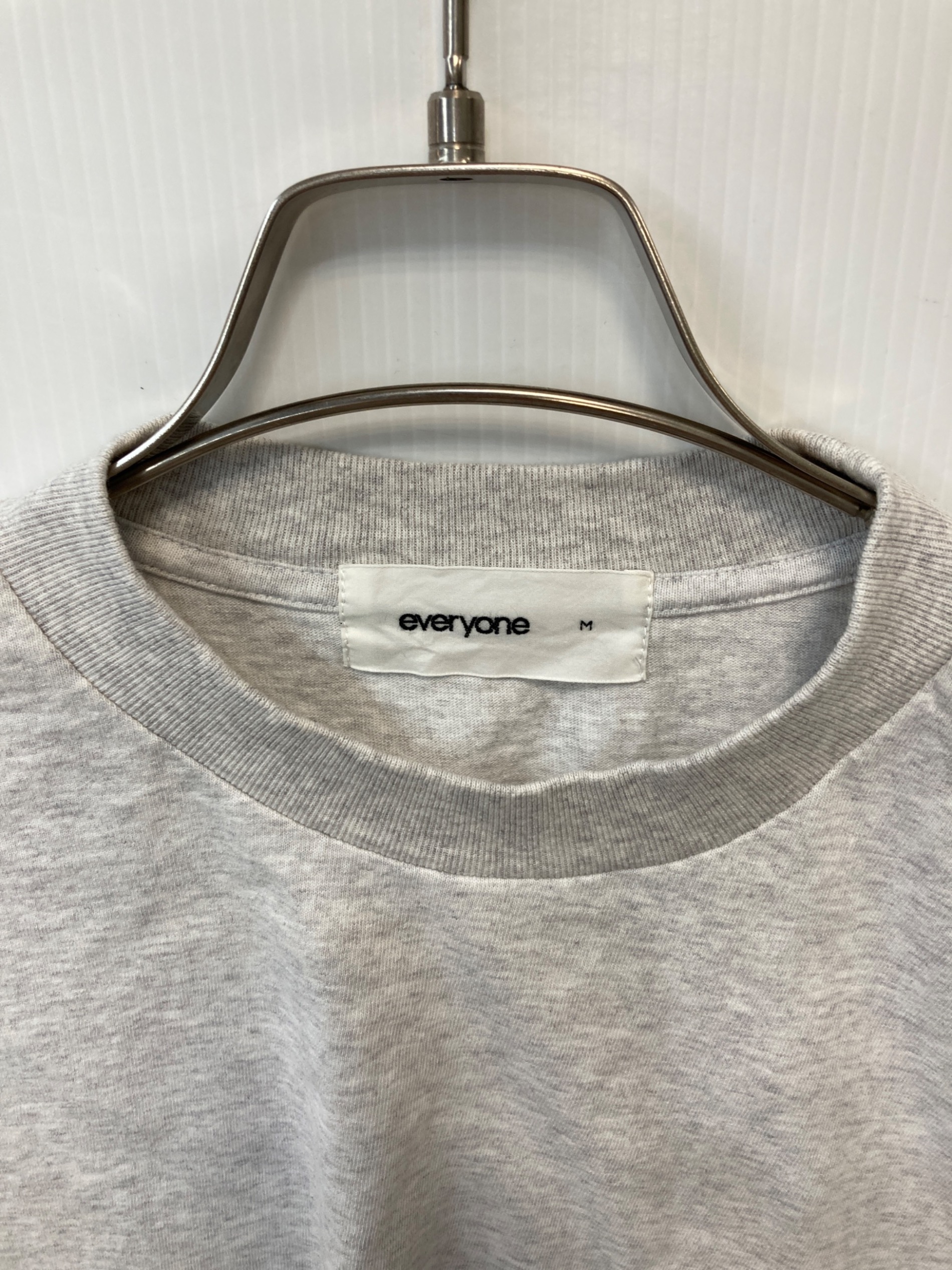 everyone Tシャツ グレー XL 中古・古着通販】everyone (エブリワン) everyone Pocket Tee Shirt