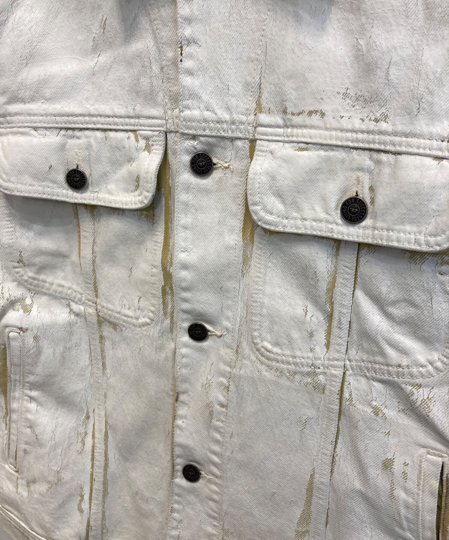中古・古着通販】DIESEL (ディーゼル) D-BARCY ペンキ加工 デニム 