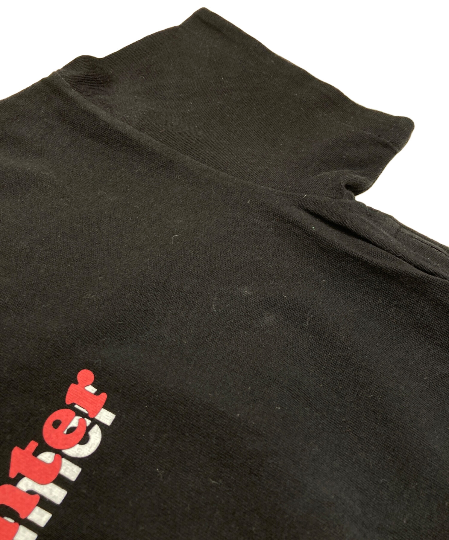 中古・古着通販】sacai (サカイ) サイドジップロゴTシャツ ブラック