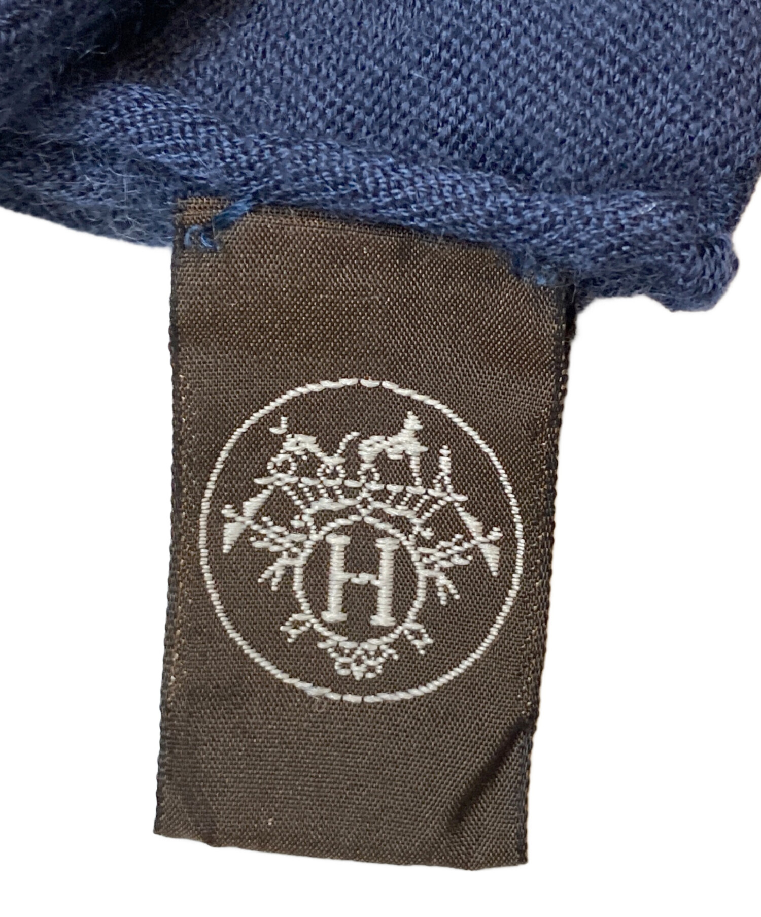 中古・古着通販】HERMES (エルメス) ニューリブリス /カシミヤシルク