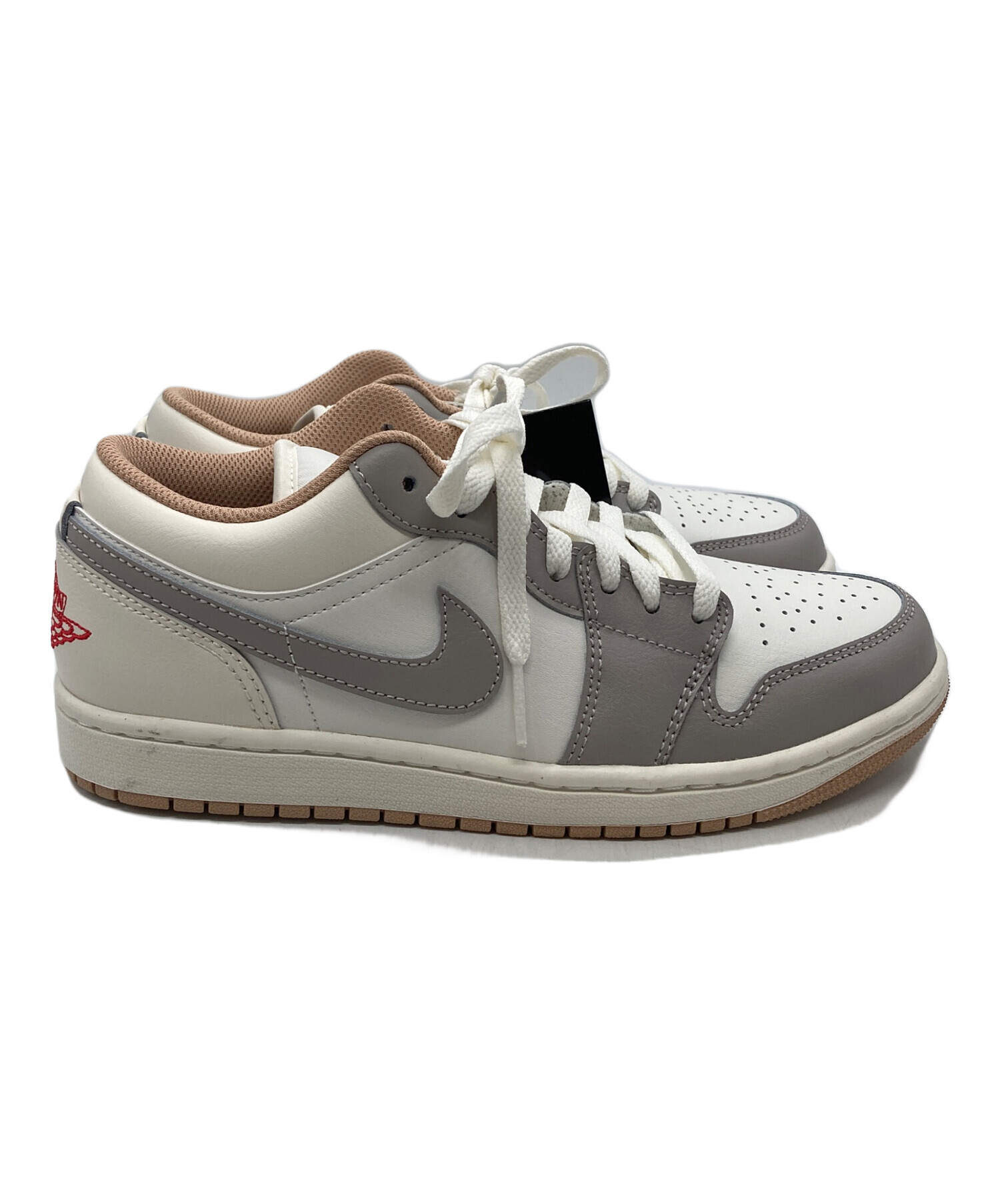 NIKE ナイキ スニーカー 27cm 白xベージュ系xグレー等 【古着】【中古】 中古・古着通販】NIKE (ナイキ) Air Jordan 1 Low/エアジョーダン1