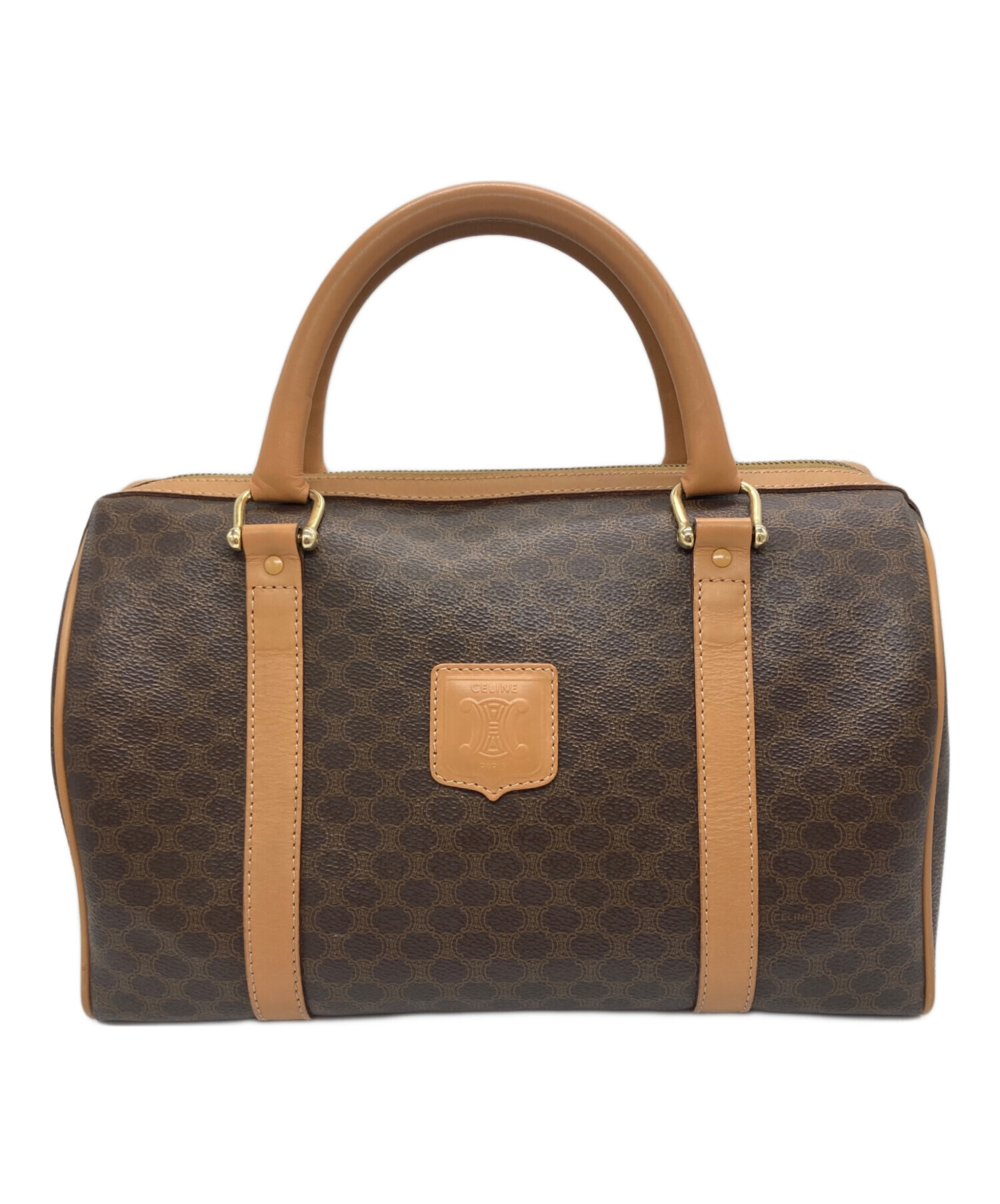 中古・古着通販】CELINE (セリーヌ) マカダム柄 ボストンバッグ
