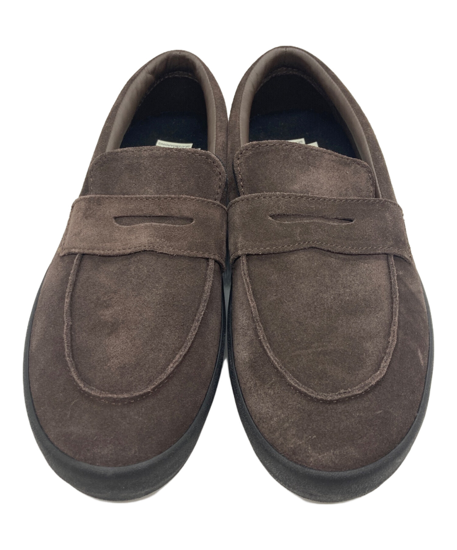 中古・古着通販】VANS (ヴァンズ) スエードコインローファー ブラウン 