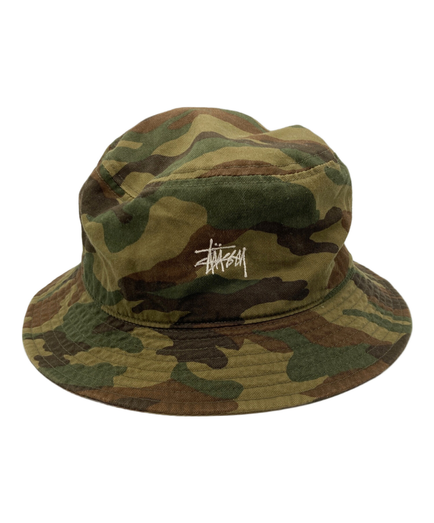 中古・古着通販】stussy (ステューシー) カモ柄バケットハット