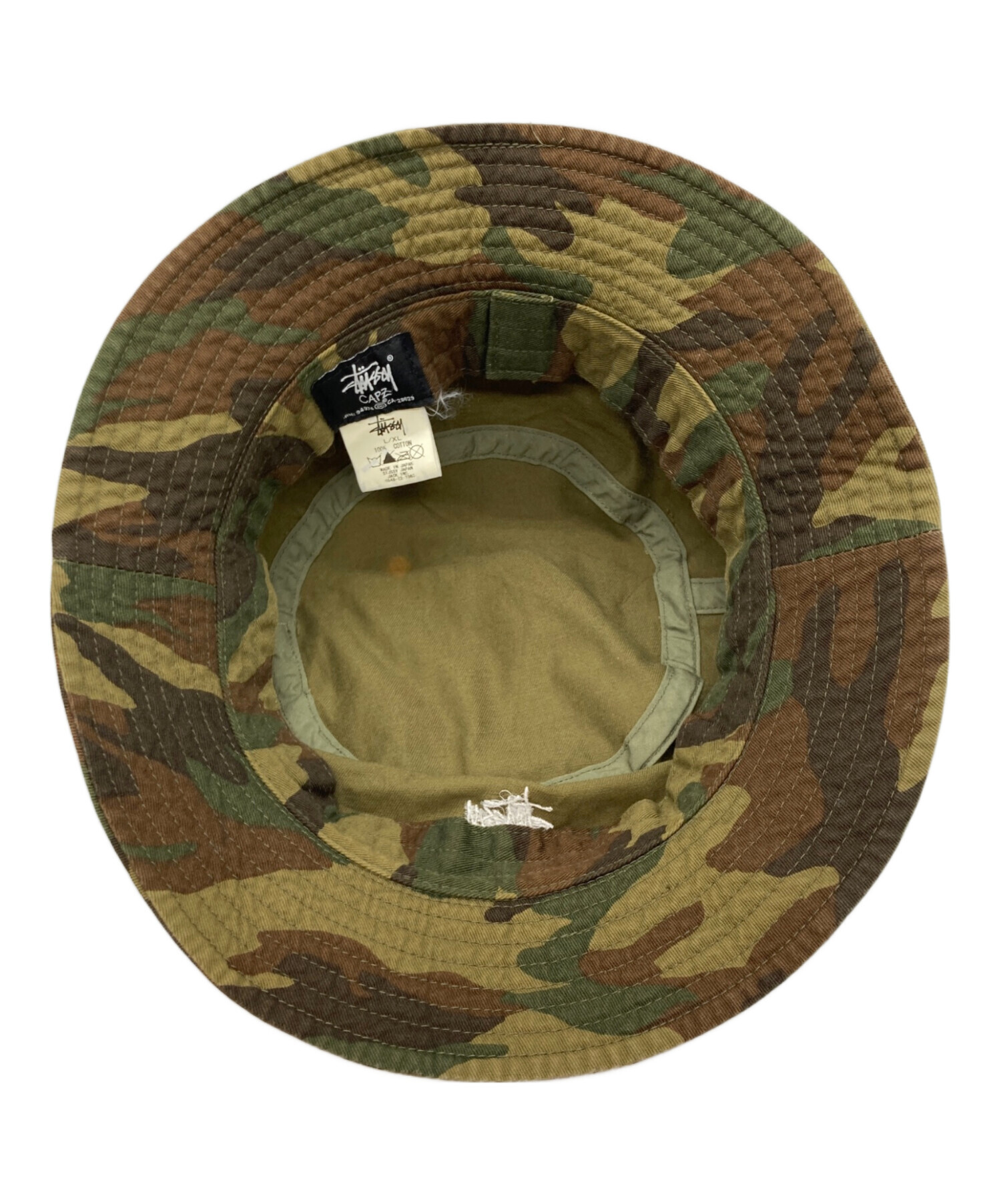 中古・古着通販】stussy (ステューシー) カモ柄バケットハット