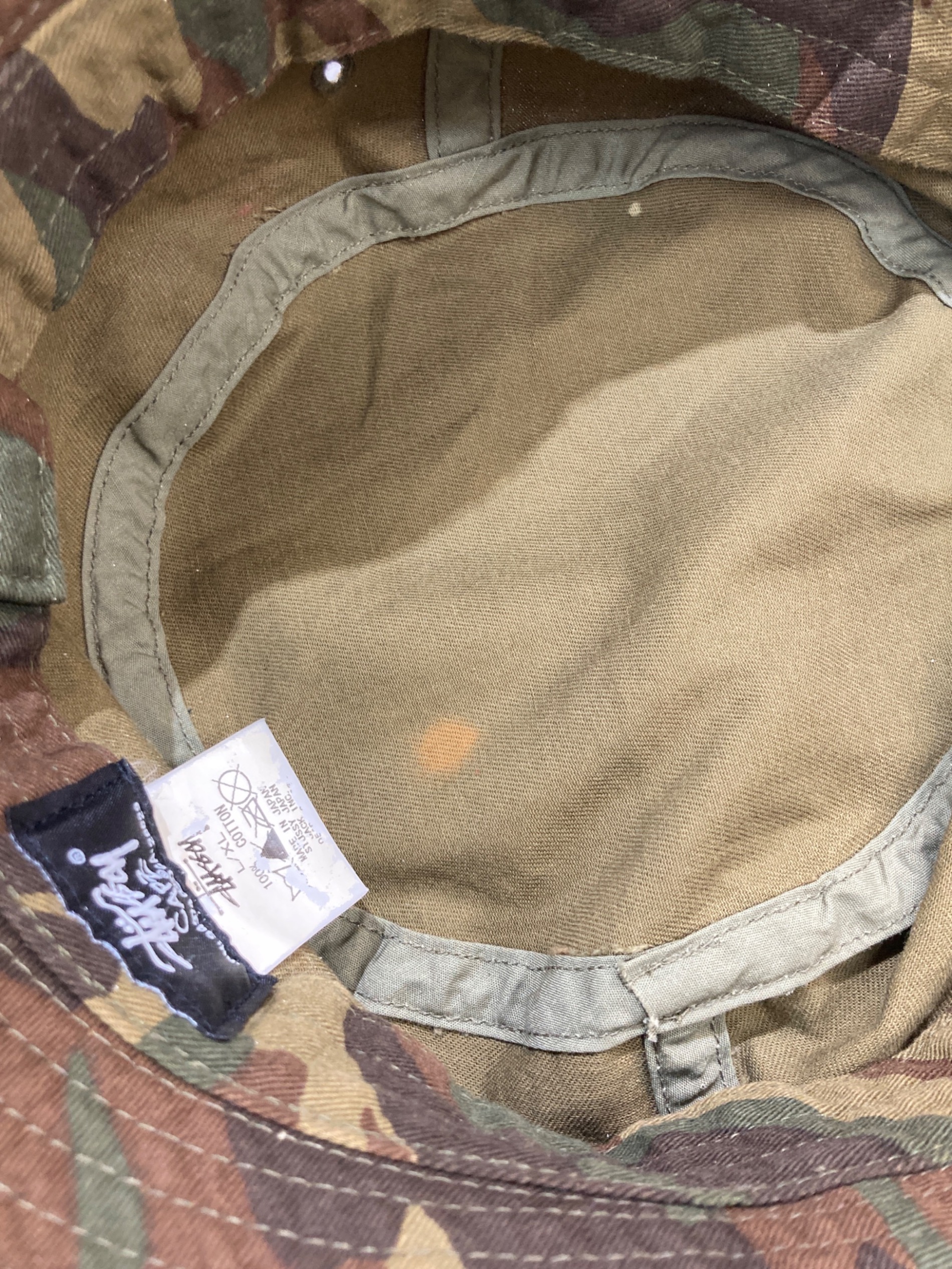 中古・古着通販】stussy (ステューシー) カモ柄バケットハット